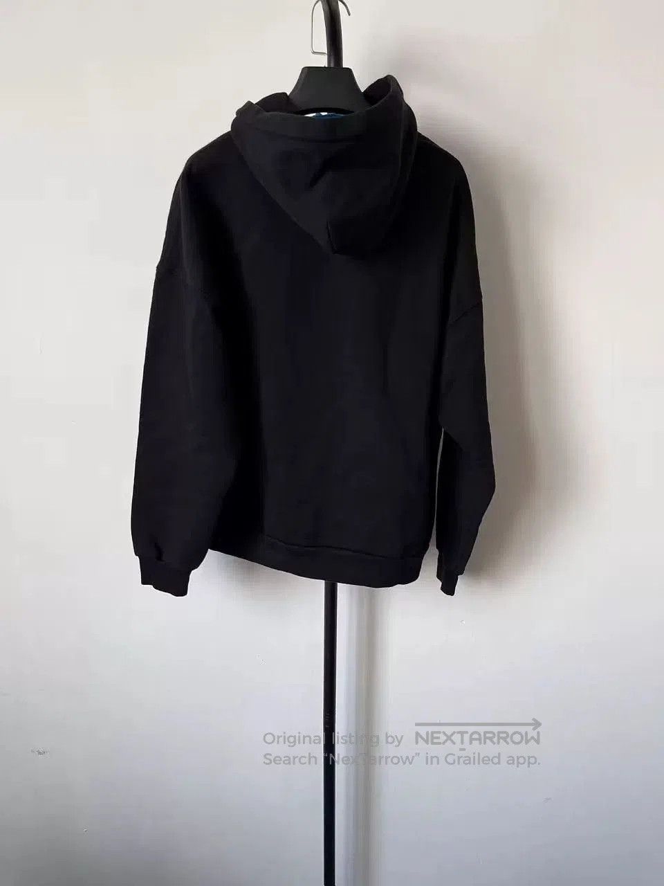 Balenciaga Balenciaga Black Logo Fleece Hoodie Men's. Size US M / EU 48-50 / 2 - 2 Thumbnail
