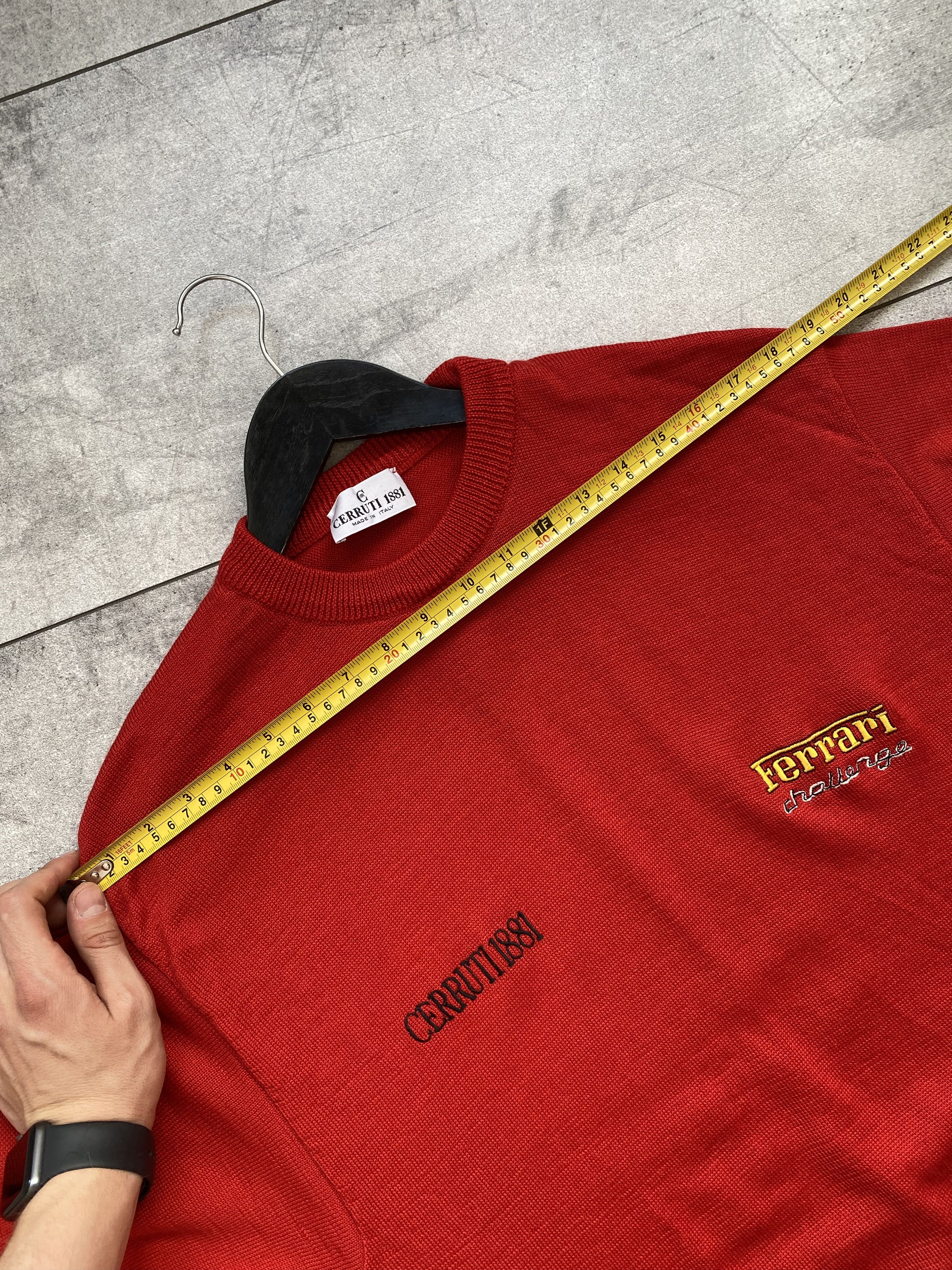 Cerruti 1881 RARE Vintage Cerruti 1881 Ferrari Racing 90s Sweater Size US XL / EU 56 / 4 - 15 Thumbnail