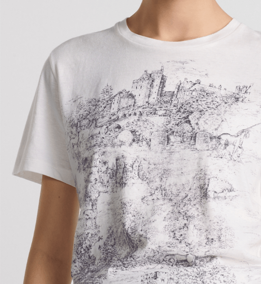 Dior o1w1db10326 513T09 T-Shirt in White/Black Size XL / US 12-14 / IT 48-50 - 6 Thumbnail