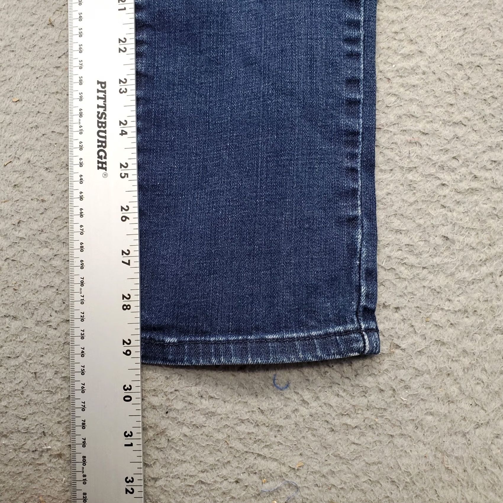 Levi's Levi's Skinny Jeans Womens Size 27 Navy Denim Mid Rise 5-Pocket Design Jeans Women Size 27" / US 4 / IT 40 - 4 Thumbnail