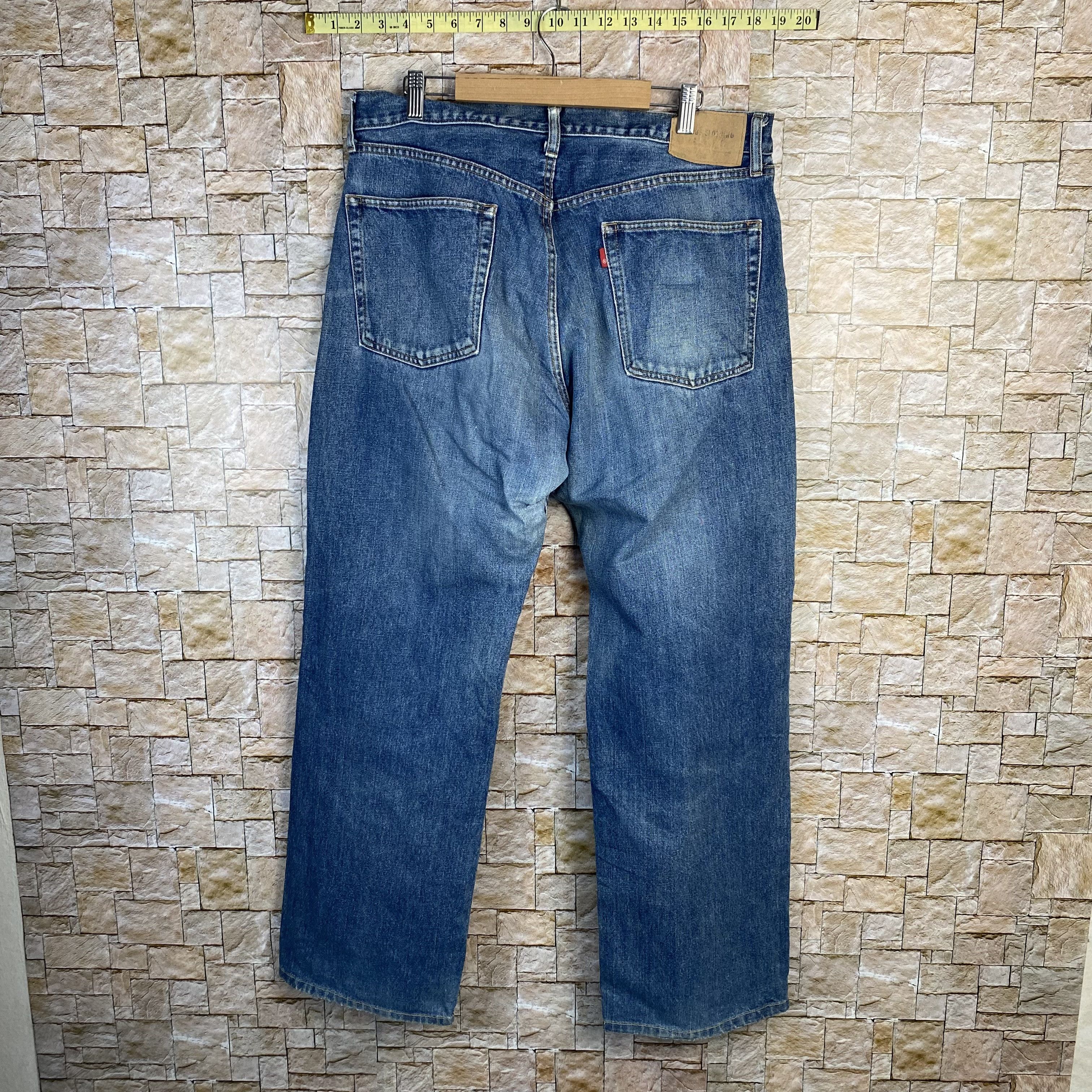 Vintage Japan vintage Blue Denim Pants #7589 Size US 34 / EU 50 - 11 Thumbnail