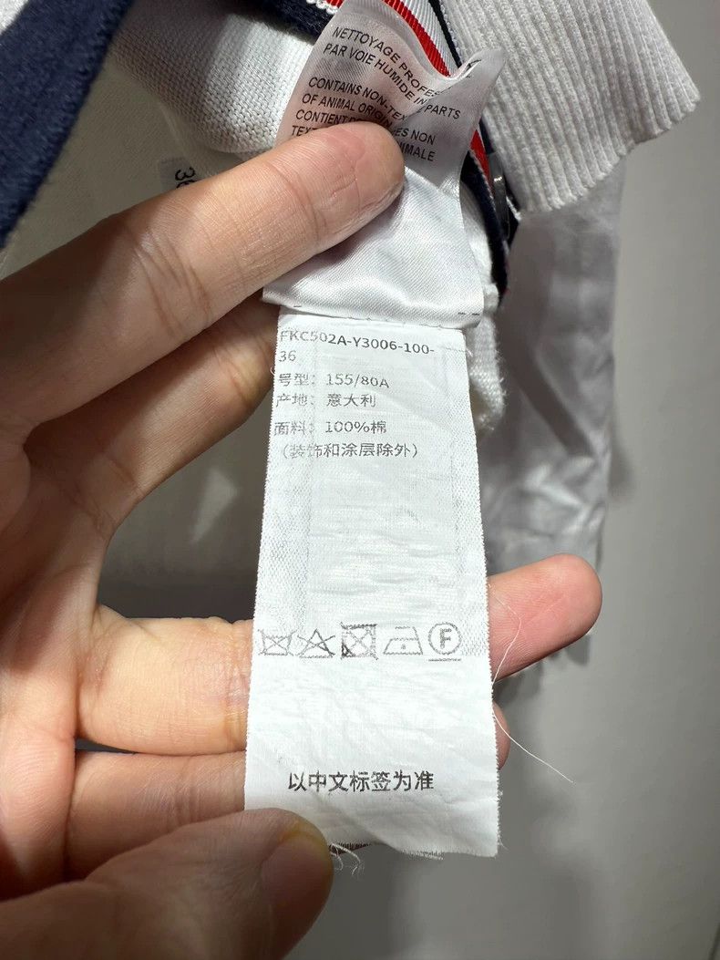 Thom Browne Thom browne 23 white puppy four-bar cardigans jacket 2503-N Size XS / US 0-2 / IT 36-38 - 9 Thumbnail