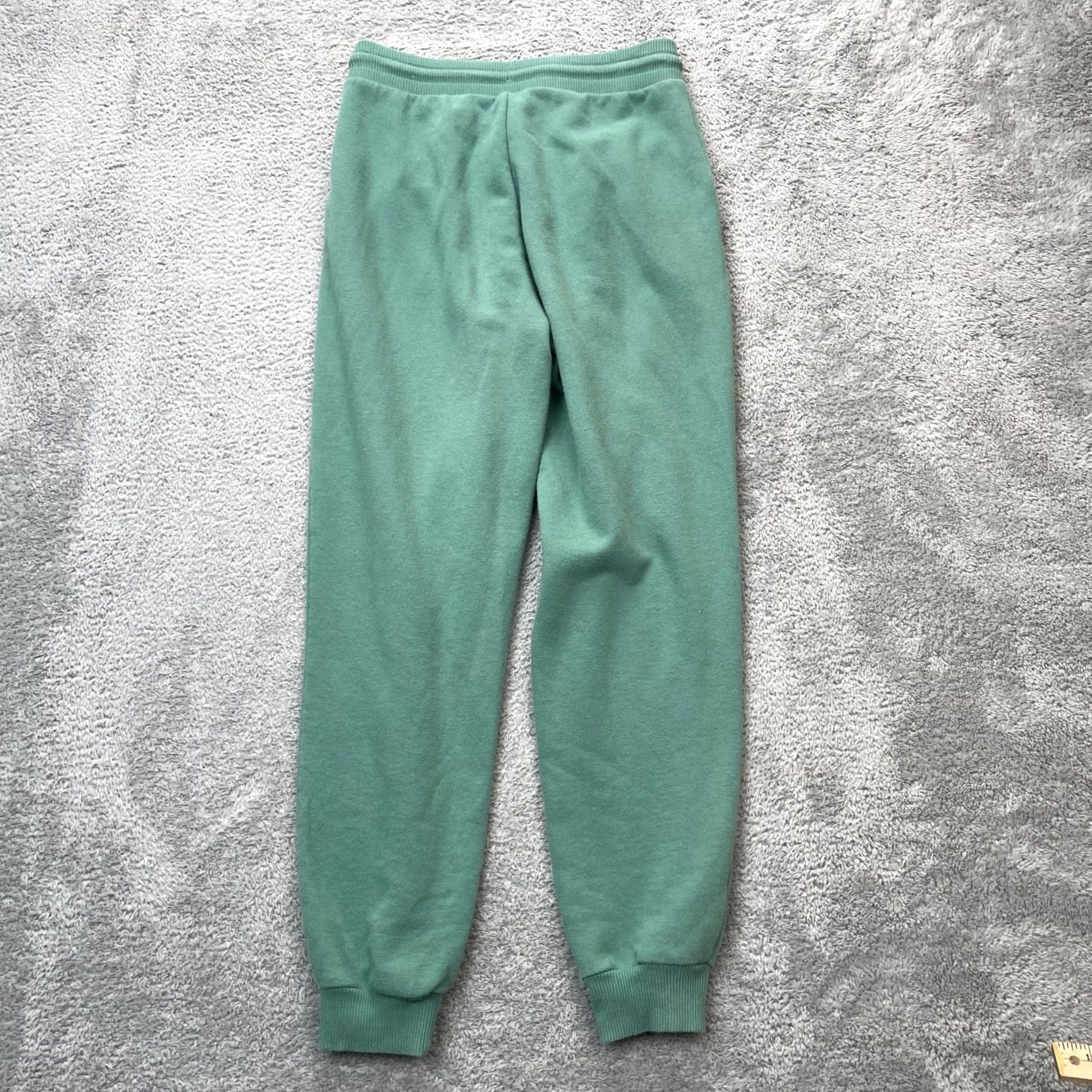 American Eagle Outfitters VINTAGE American Eagle Outfitters Sweatpants Womens XS Green Fleece Tapered Leg Size 26" / US 2 / IT 38 - 2 Thumbnail