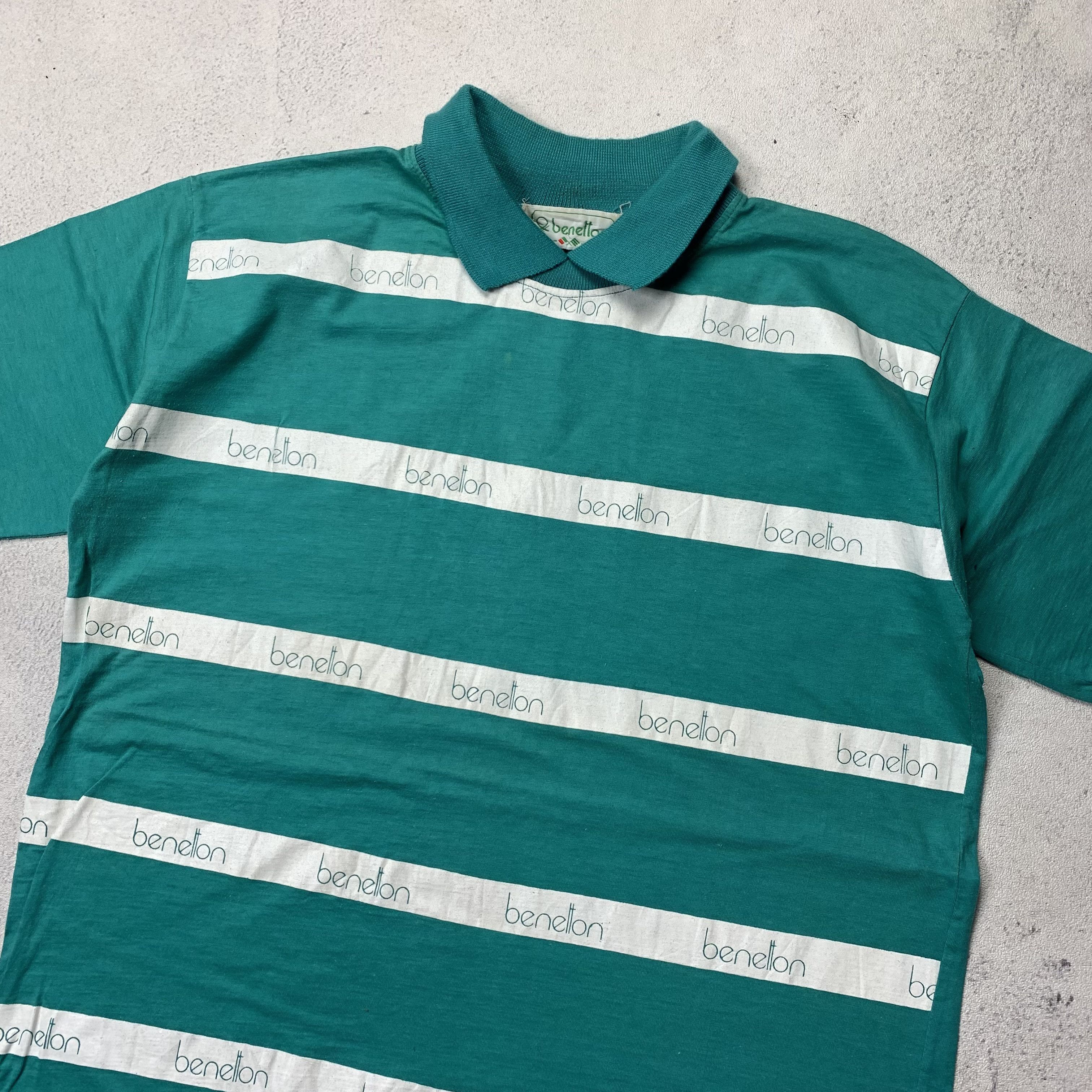 Benetton Vintage Benetton Polo Shirt Size US S / EU 44-46 / 1 - 2 Thumbnail