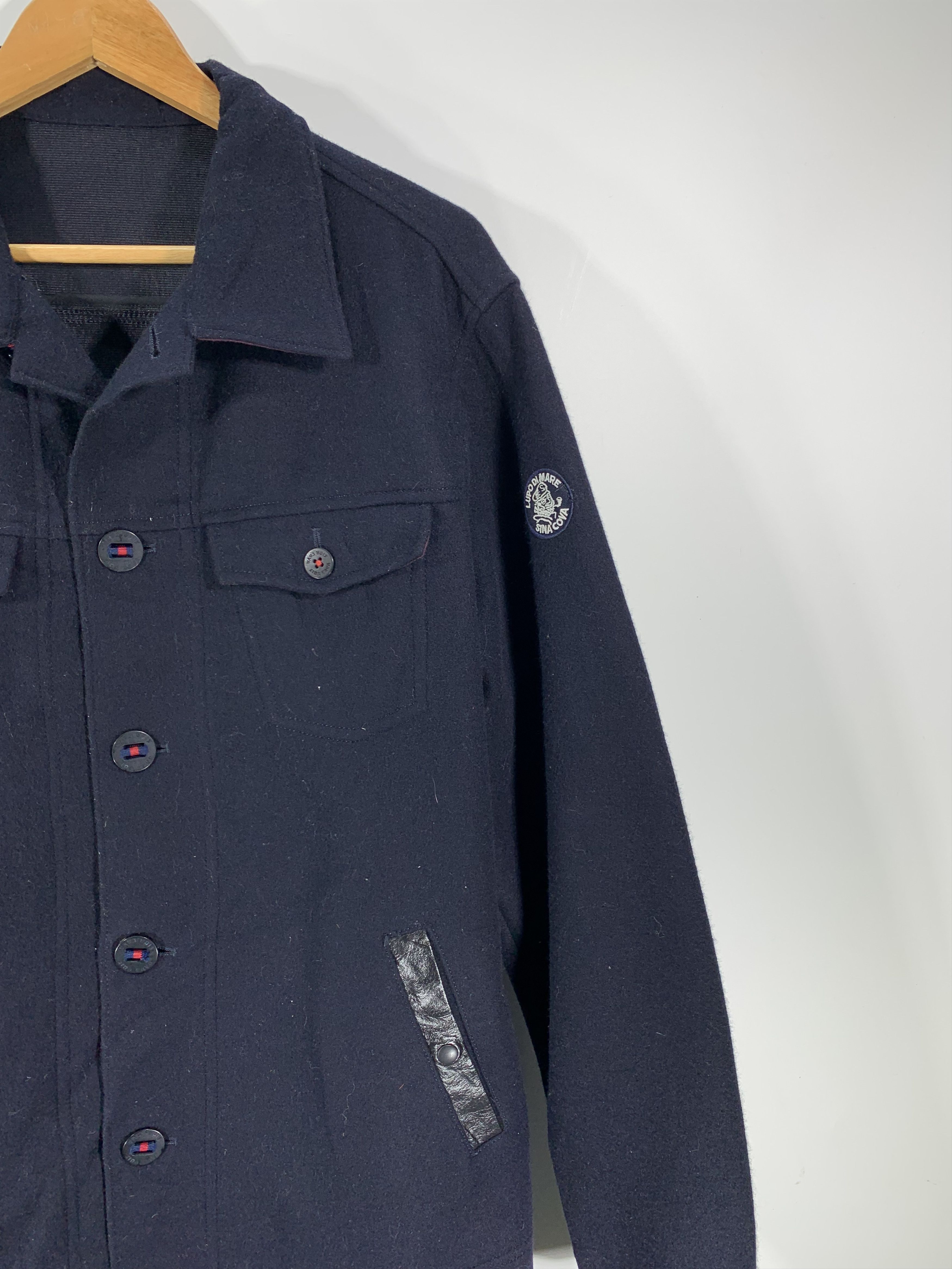 Japanese Brand × Vintage Vintage Lupo Di Mare Sina Cova Wool Jacket Size US M / EU 48-50 / 2 - 2 Thumbnail