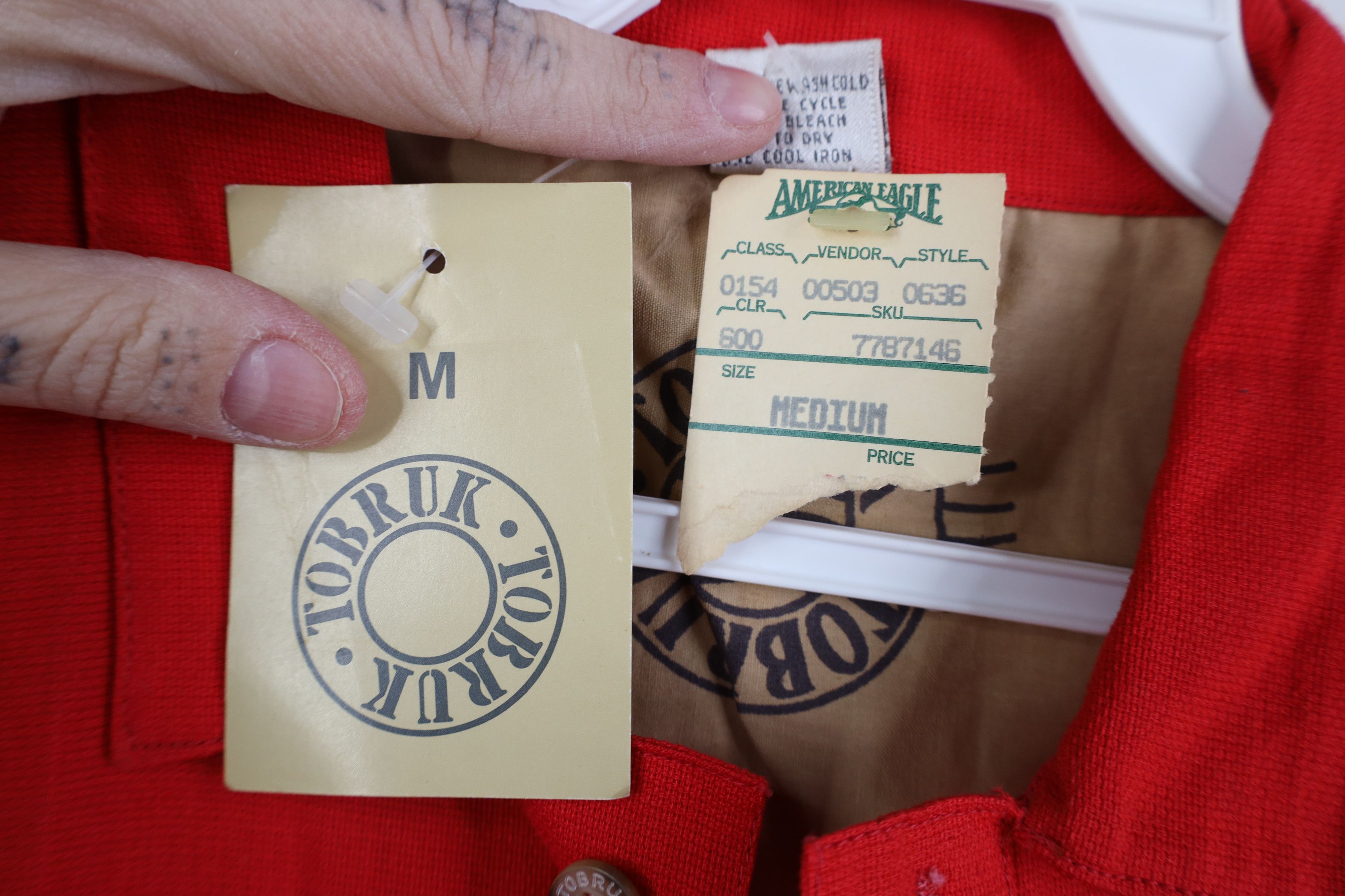 American Eagle Outfitters Deadstock Vintage 90s American Eagle Short Sleeve Shirt Size US M / EU 48-50 / 2 - 4 Thumbnail