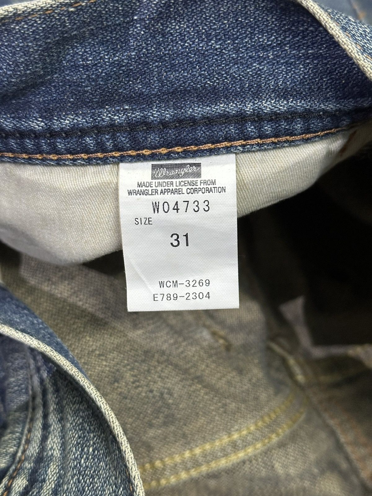 Wrangler 90s Style💥 Wrangler Faded Wash 💥 Size US 32 / EU 48 - 6 Thumbnail