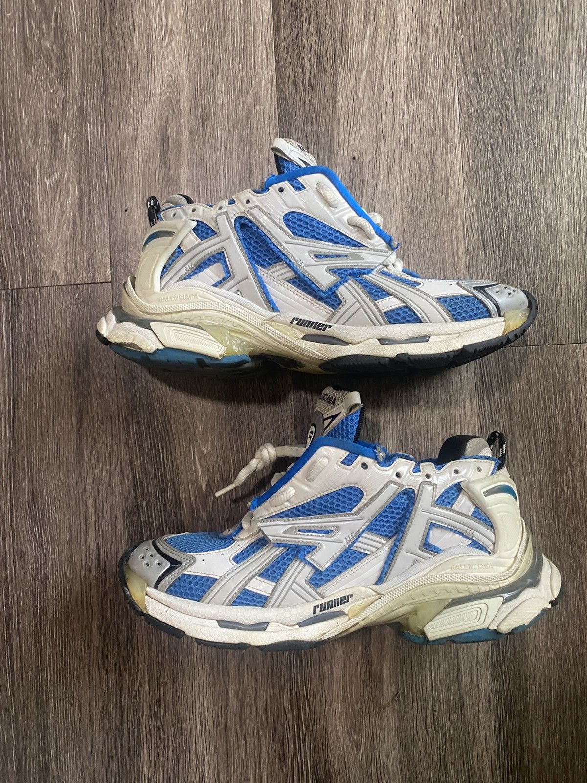 Balenciaga Blue balenciaga runners Size US 9 / EU 42 - 1 Thumbnail