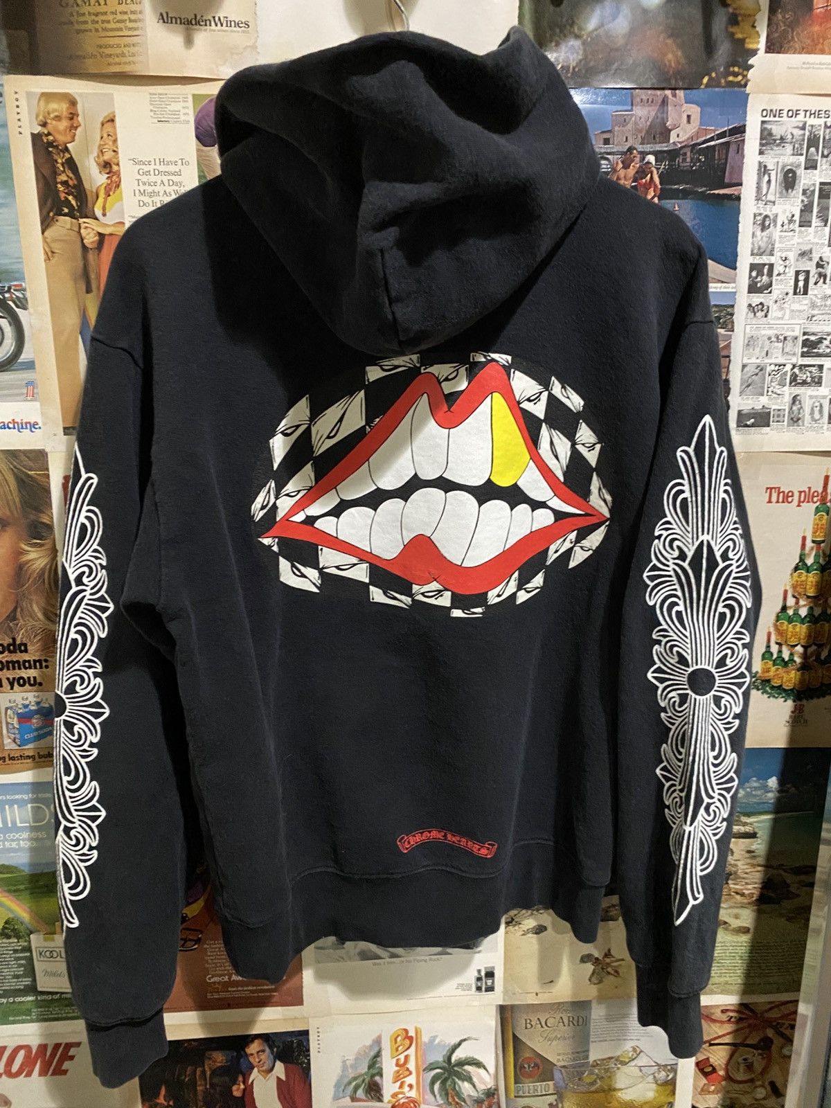 Pre-owned Chrome Hearts X Matty Boy Chrome Hearts Matty Boy Chomper Hoodie In Black