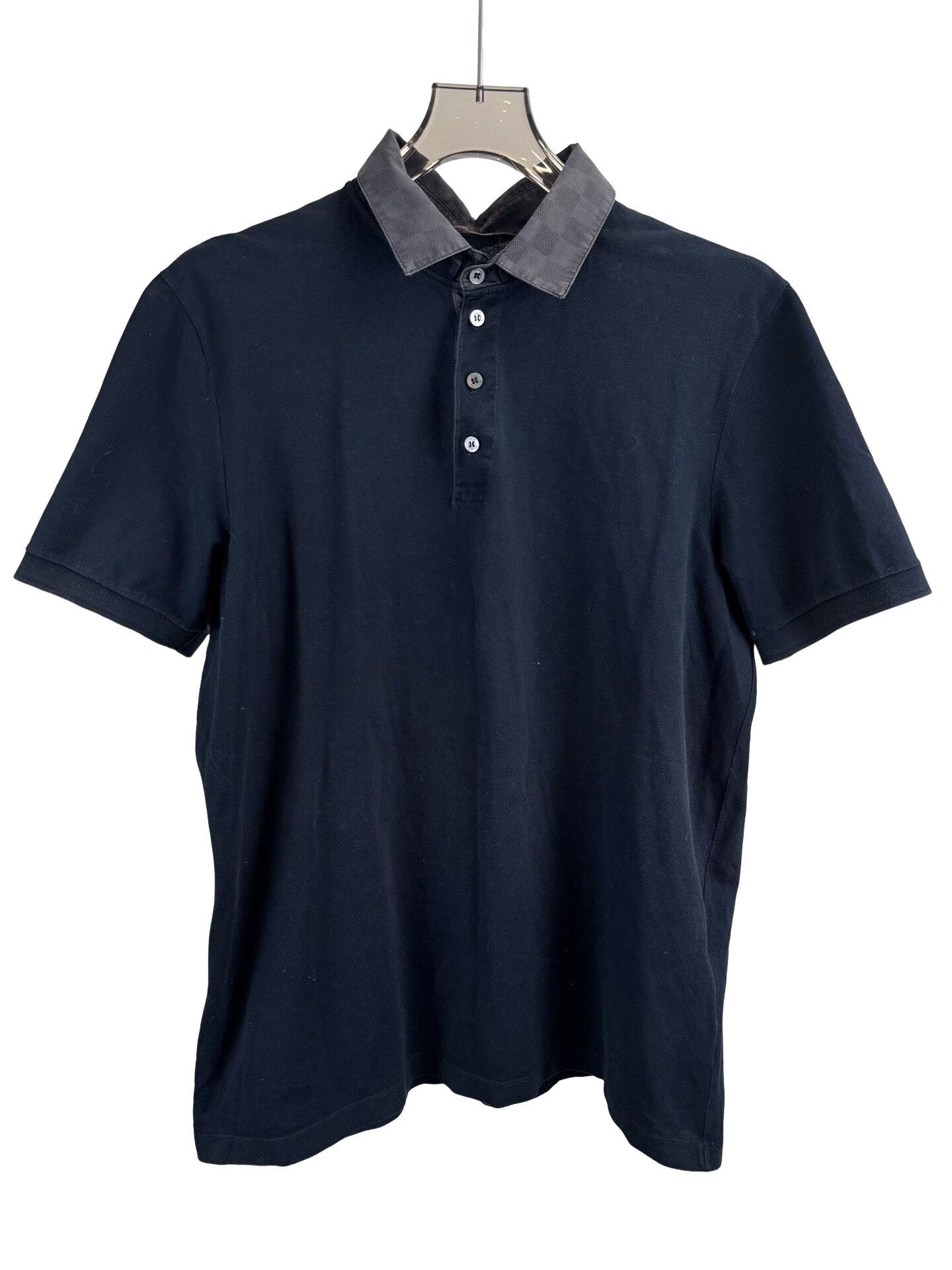 Louis Vuitton Louis Vuitton Damier Collar Polo Shirt XXL Size US XXL / EU 58 / 5 - 1 Thumbnail