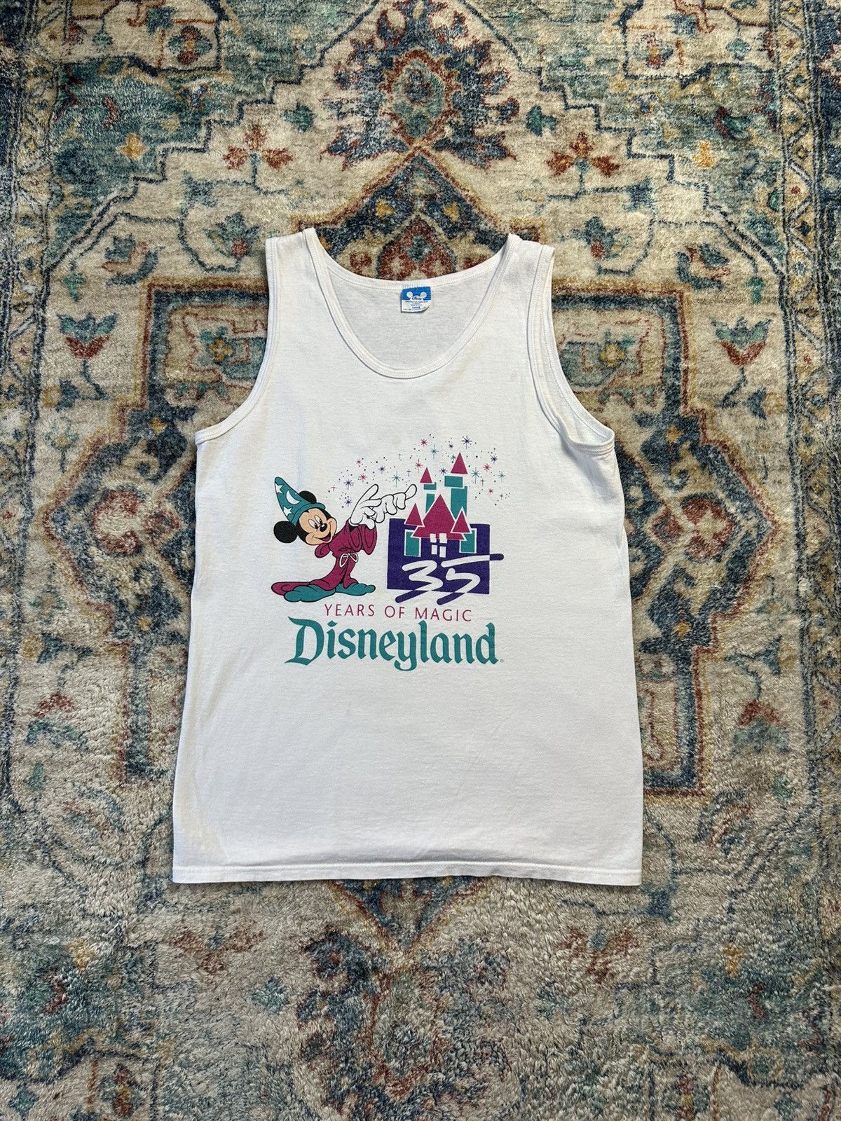 Disney Vintage Disneyland 35 Year Anniversary Tank Top Large Size US L / EU 52-54 / 3 - 1 Thumbnail