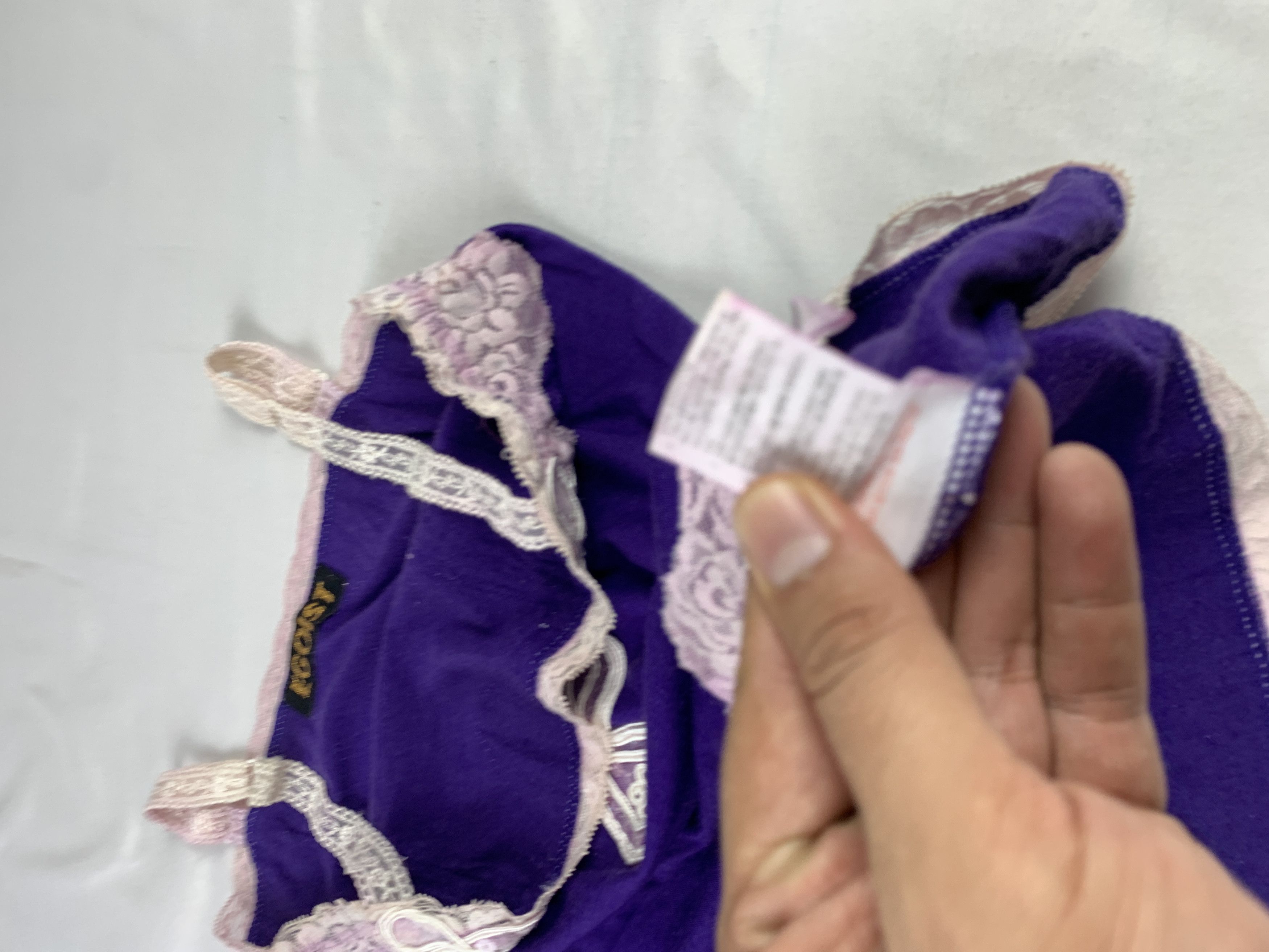 Japanese Brand Egoist Purple Trim Tank Top (S) Size S / US 4 / IT 40 - 11 Thumbnail
