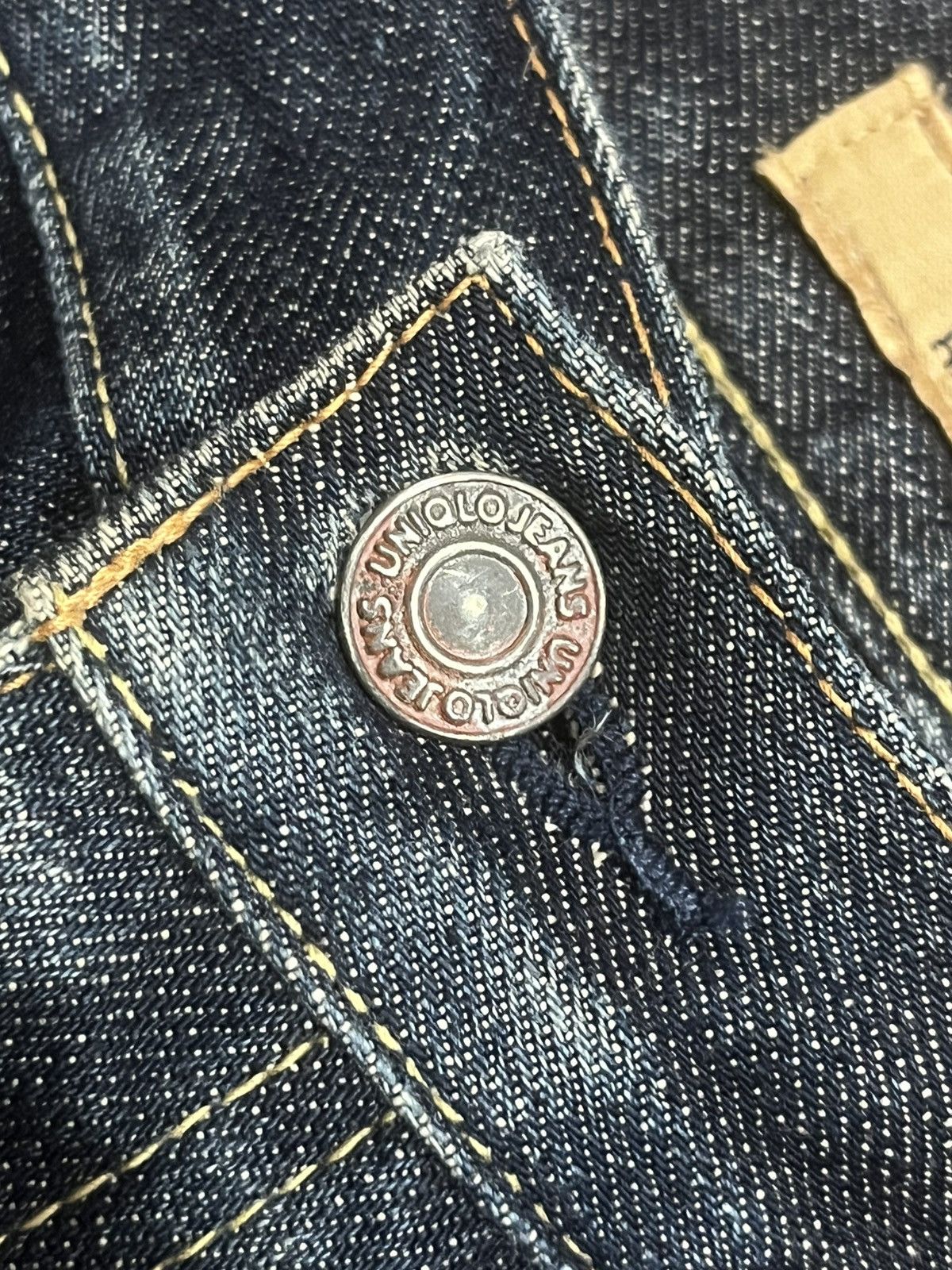 Undercover × Uniqlo Vintage Japanese Uniqlo Dark Blue Faded Washed Whisker Jeans Size US 32 / EU 48 - 5 Thumbnail