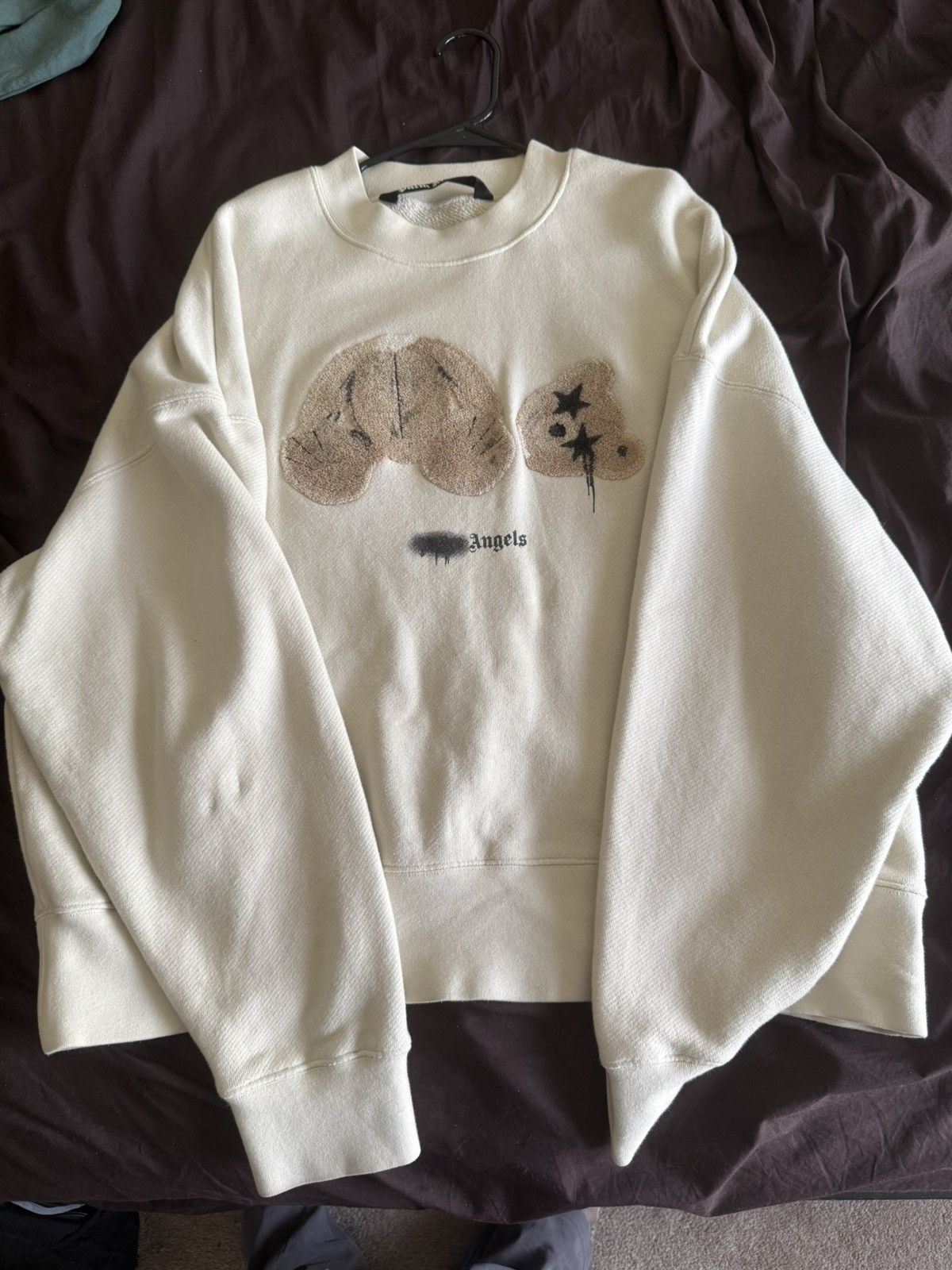 Palm Angels Palm Angels Broken Bear Sweatshirt Size US S / EU 44-46 / 1 - 1 Thumbnail