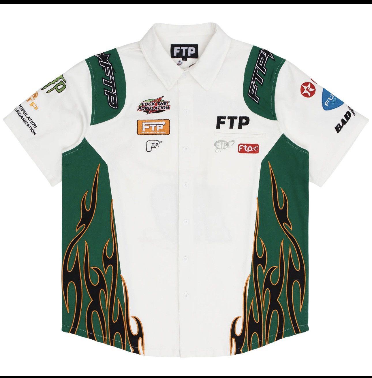 Fuck The Population Raceway button up shirt Size US L / EU 52-54 / 3 - 2 Thumbnail