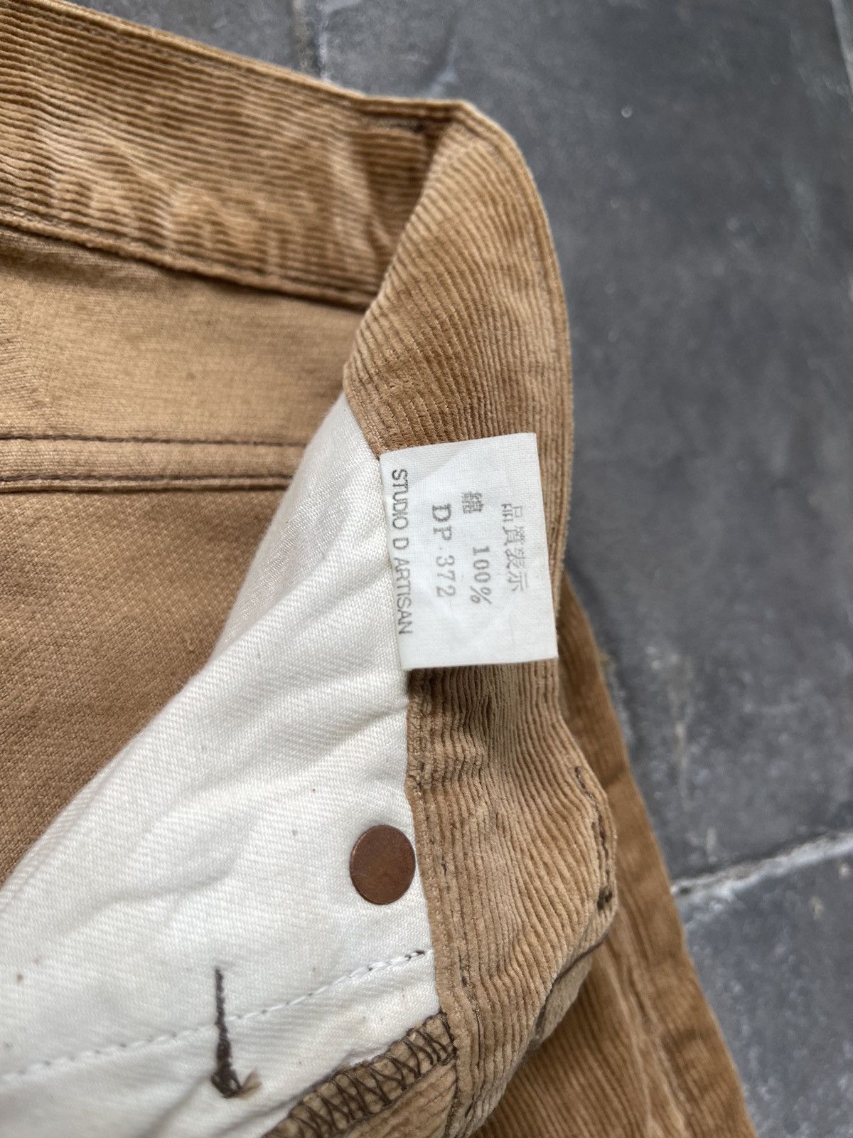Studio D'Artisan JAPAN MADE Studio D’artisan X Japan Blue Jeans Corduroy Size US 26 / EU 42 - 10 Thumbnail