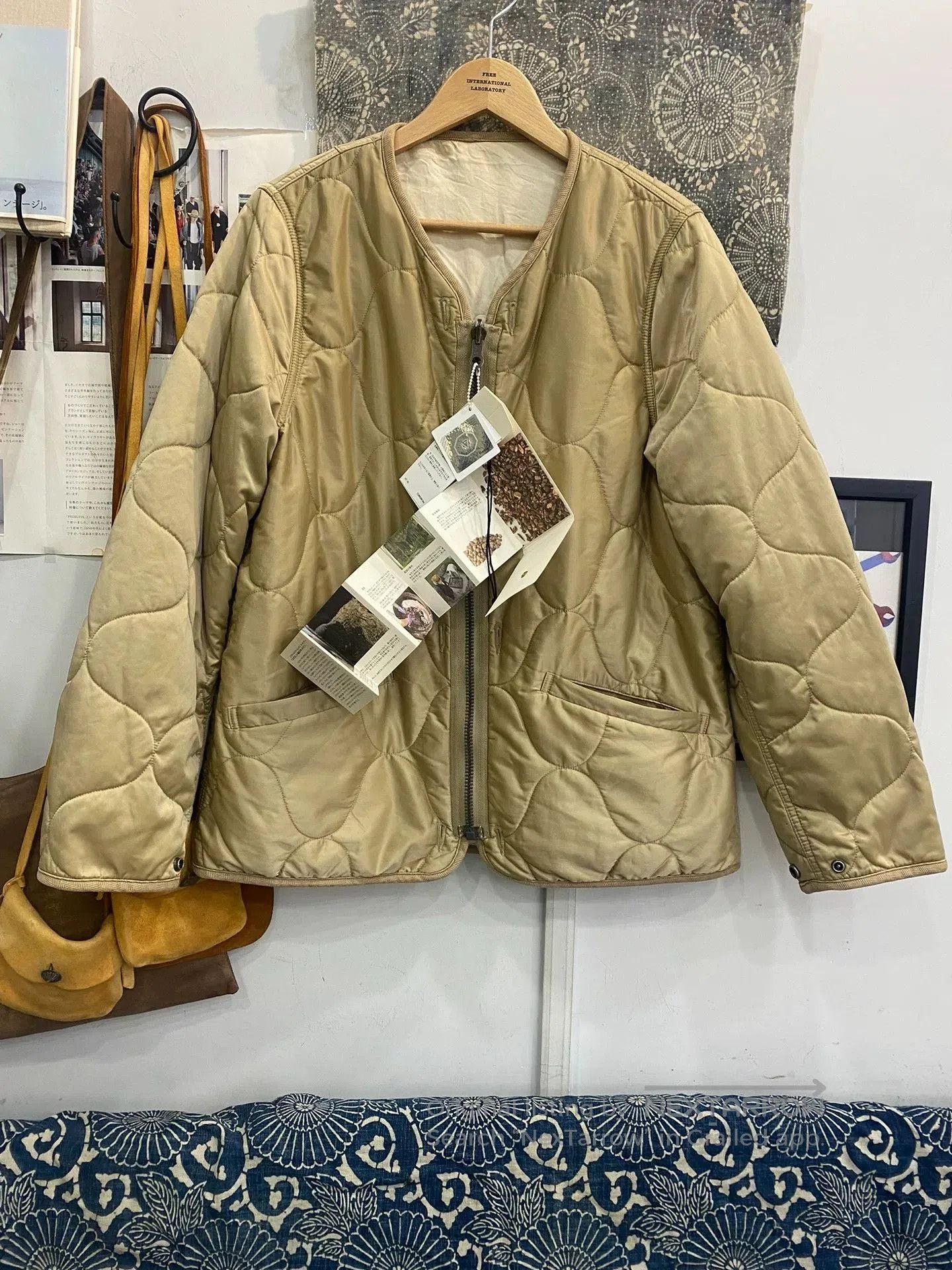 visvim 19aw iris liner jacket beige.