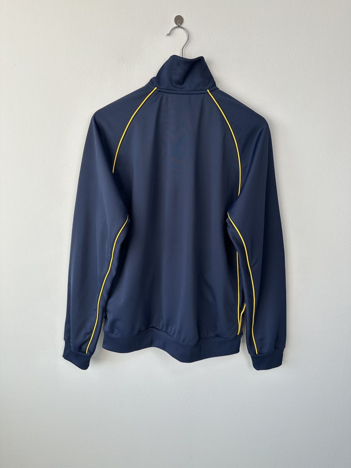 Nike 00s NIKE Track Jacket Navy Yellow Y2K Full Zip Men’s Size L Size US L / EU 52-54 / 3 - 2 Thumbnail