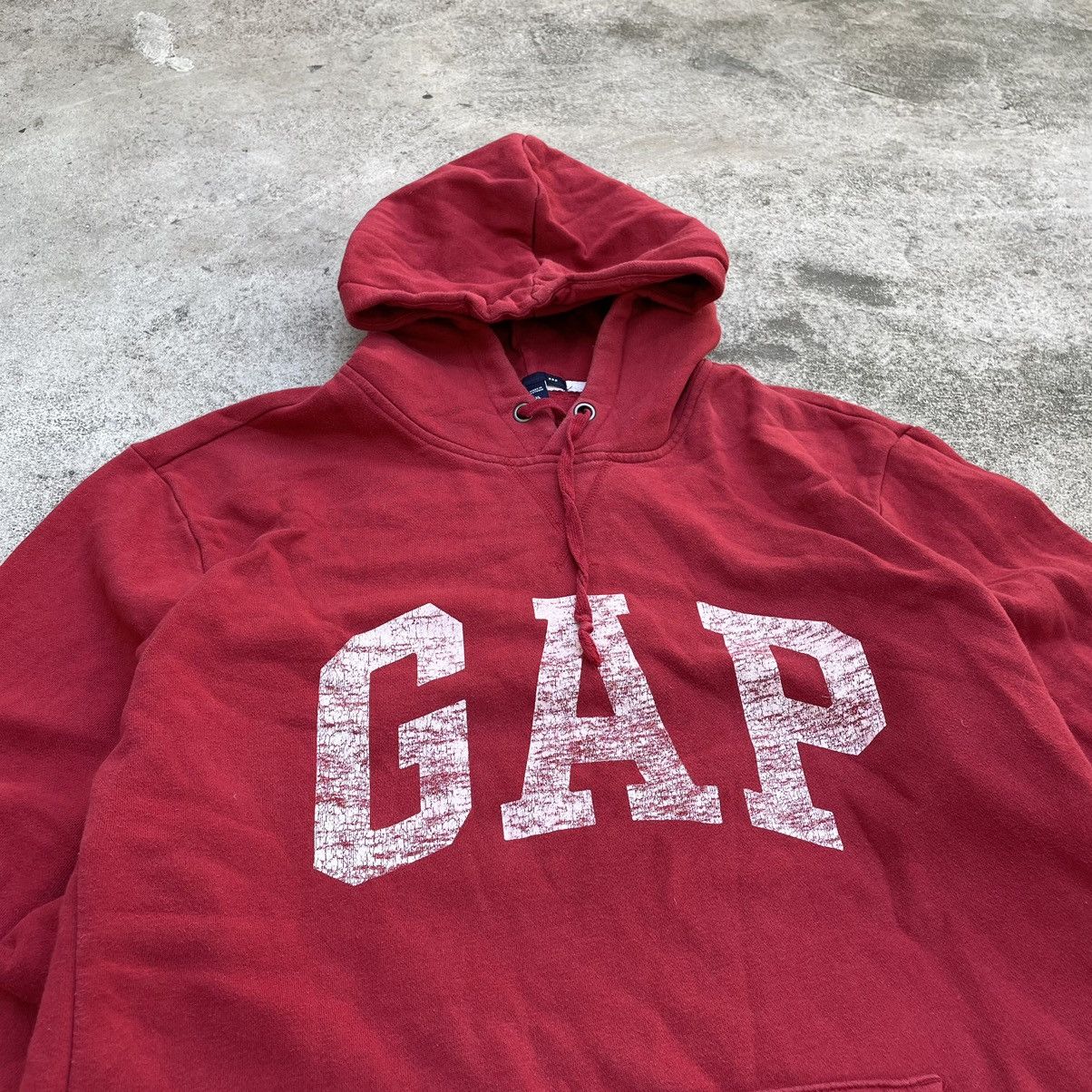 Gap Vintage Y2K GAP HOODED BIG LOGO AUTUMN CASUAL HYPE 90S Size US XL / EU 56 / 4 - 4 Thumbnail