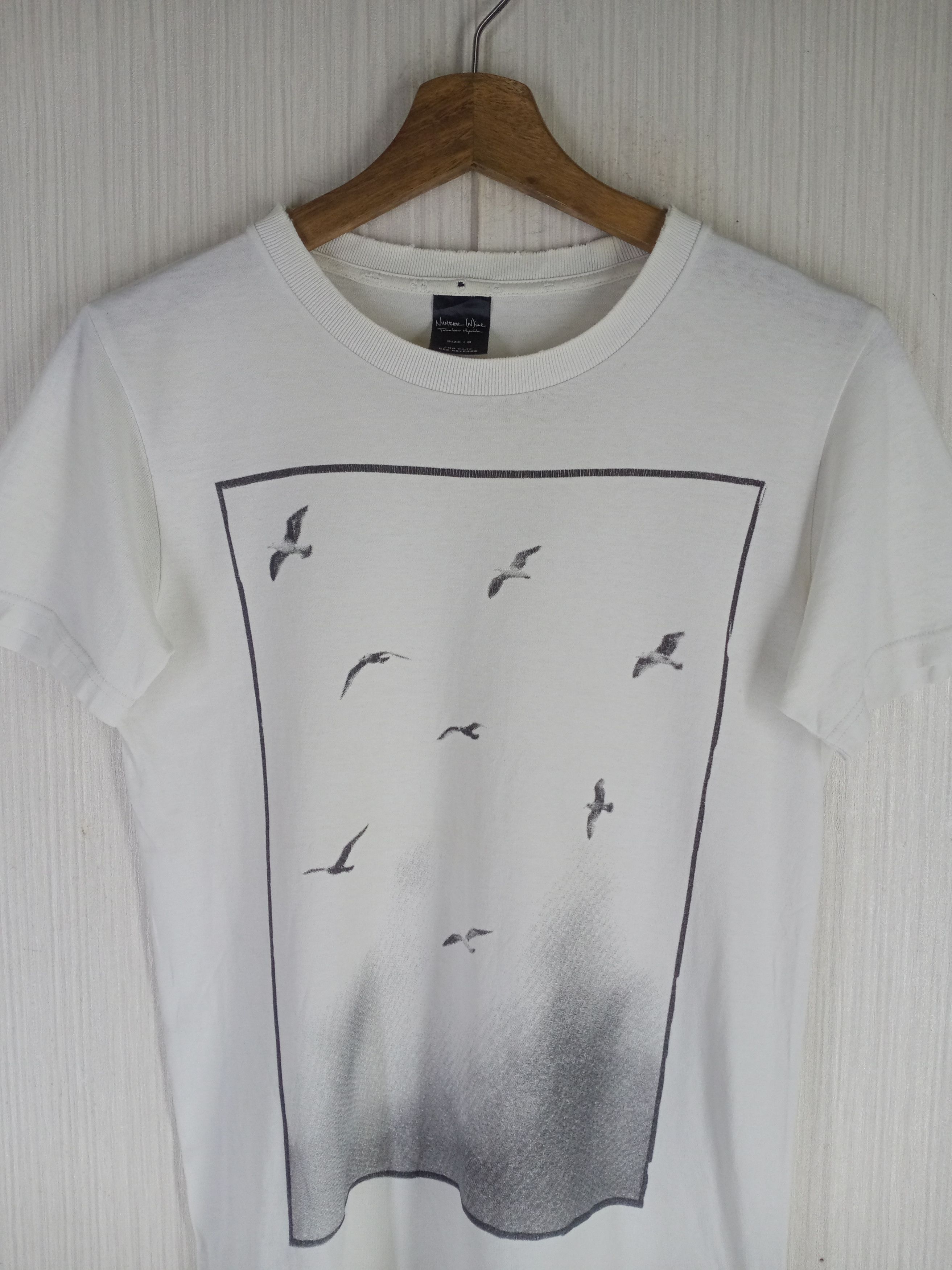 Number (N)ine Rare Number Nine 8th Anniversary Distressed Tshirt Size US S / EU 44-46 / 1 - 3 Thumbnail