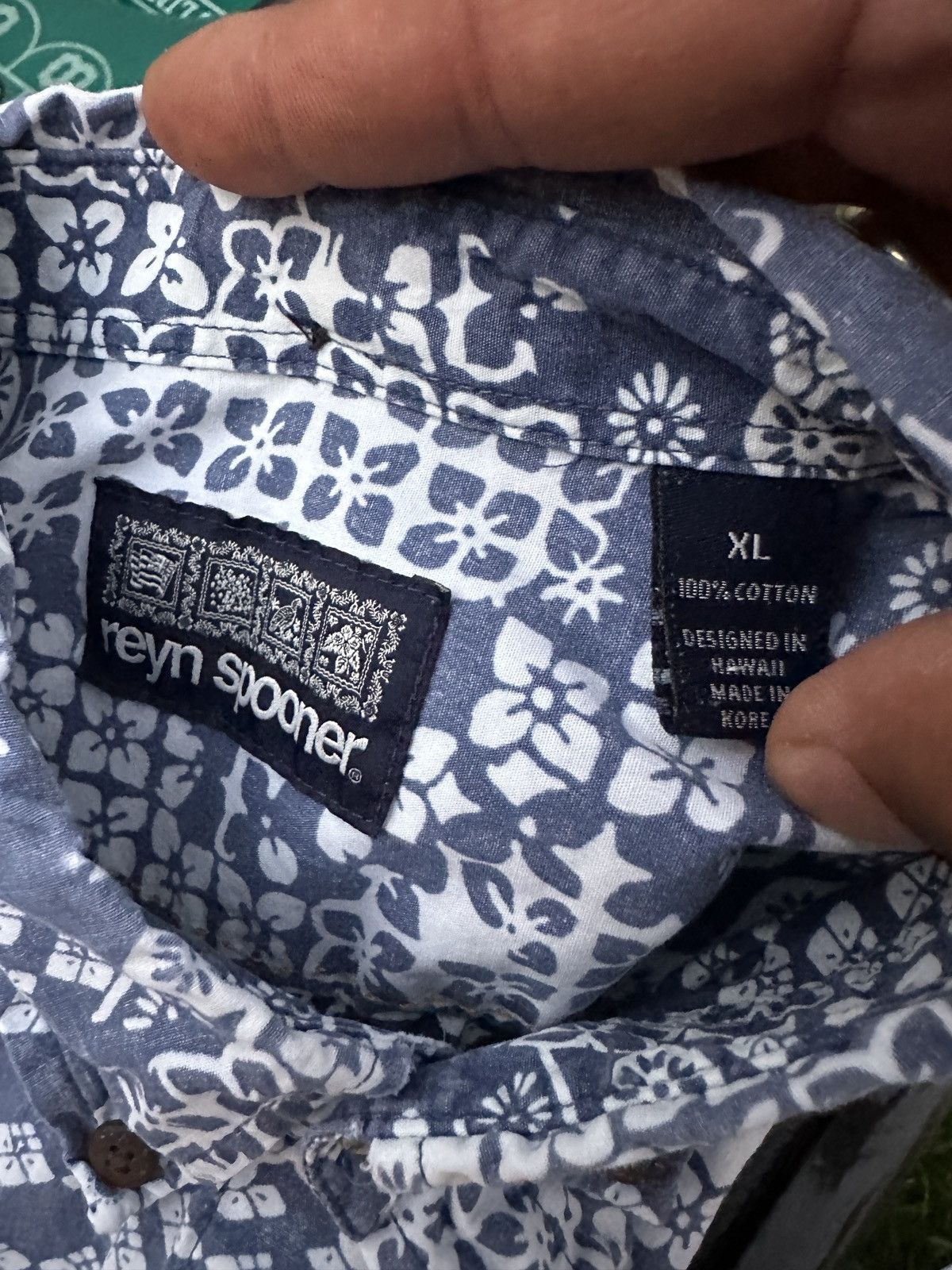 Reyn Spooner PreOwned Reyn Spooner Hawaiian Print Blue Men's XL Size US XL / EU 56 / 4 - 4 Thumbnail