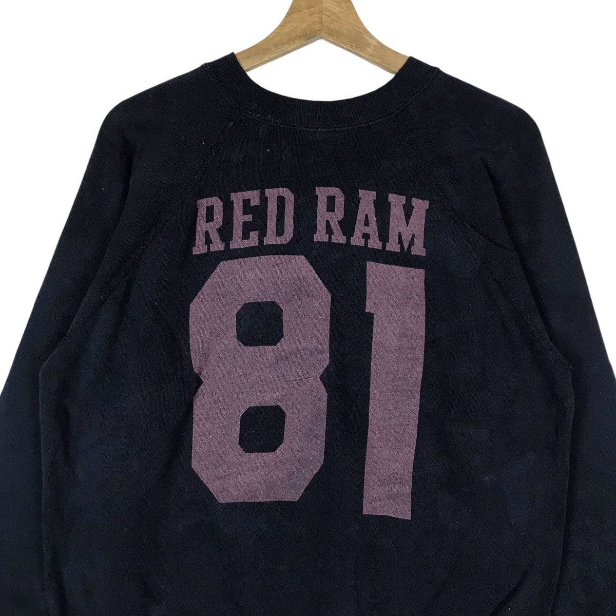 Hanes Vintage Hanes Sport Red Ram Pullover Jumper Sweatshirt Size US L / EU 52-54 / 3 - 2 Thumbnail