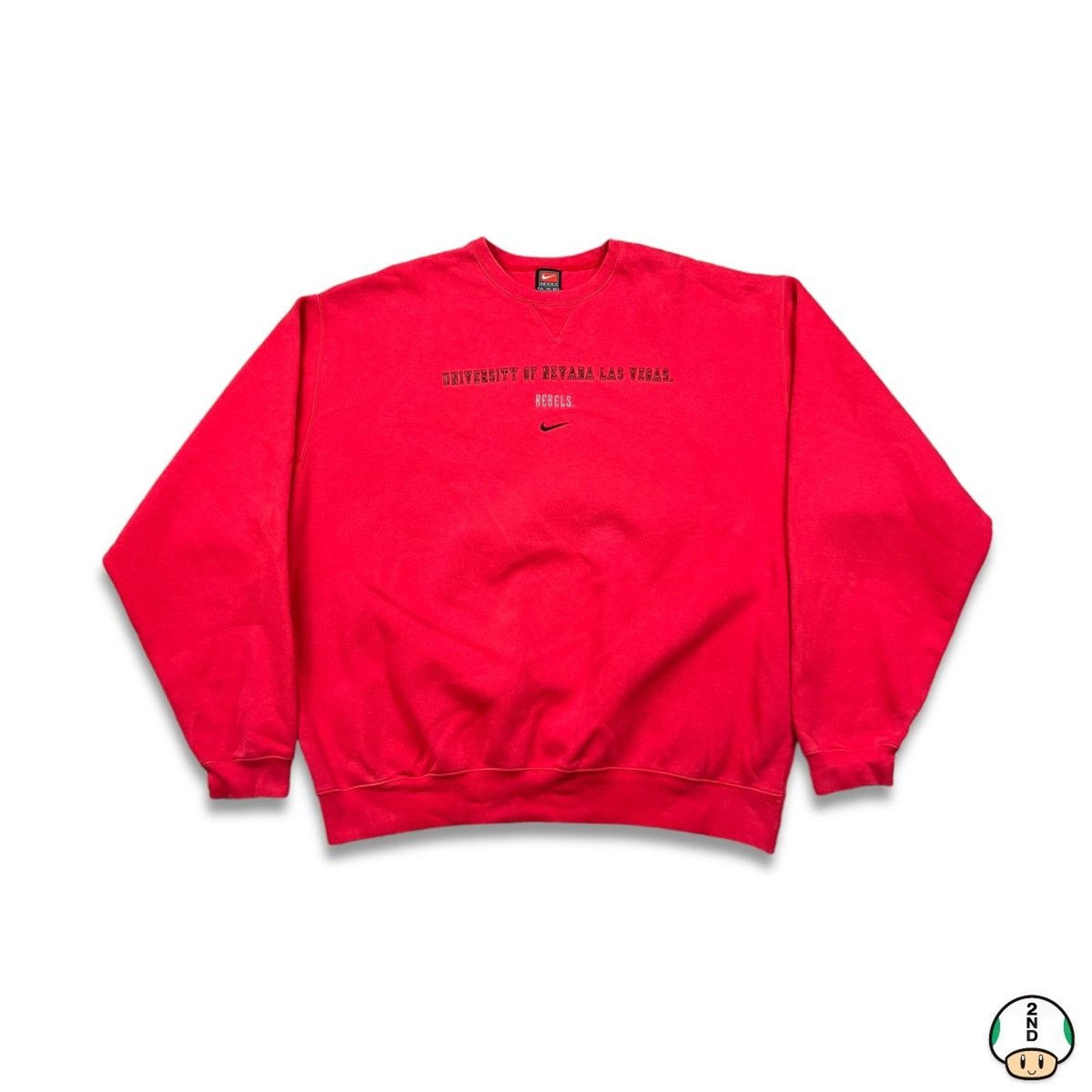 Nike × Vintage Vintage Nike University of Las Vegas Sweatshirt 90s Pullover Size US XL / EU 56 / 4 - 1 Thumbnail