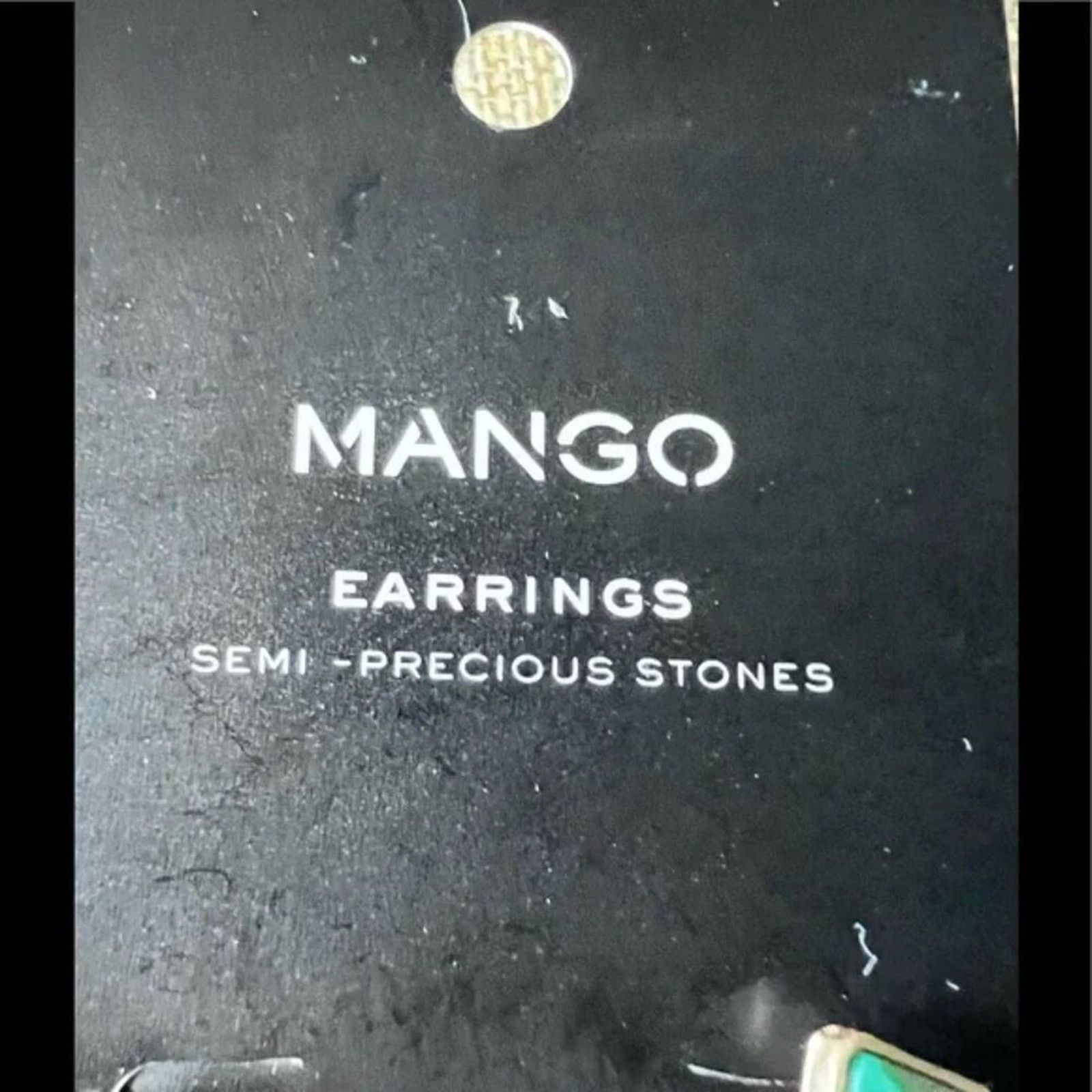 Mango Mango Simi Precious Stones Hoop Earrings New Size ONE SIZE - 5 Thumbnail