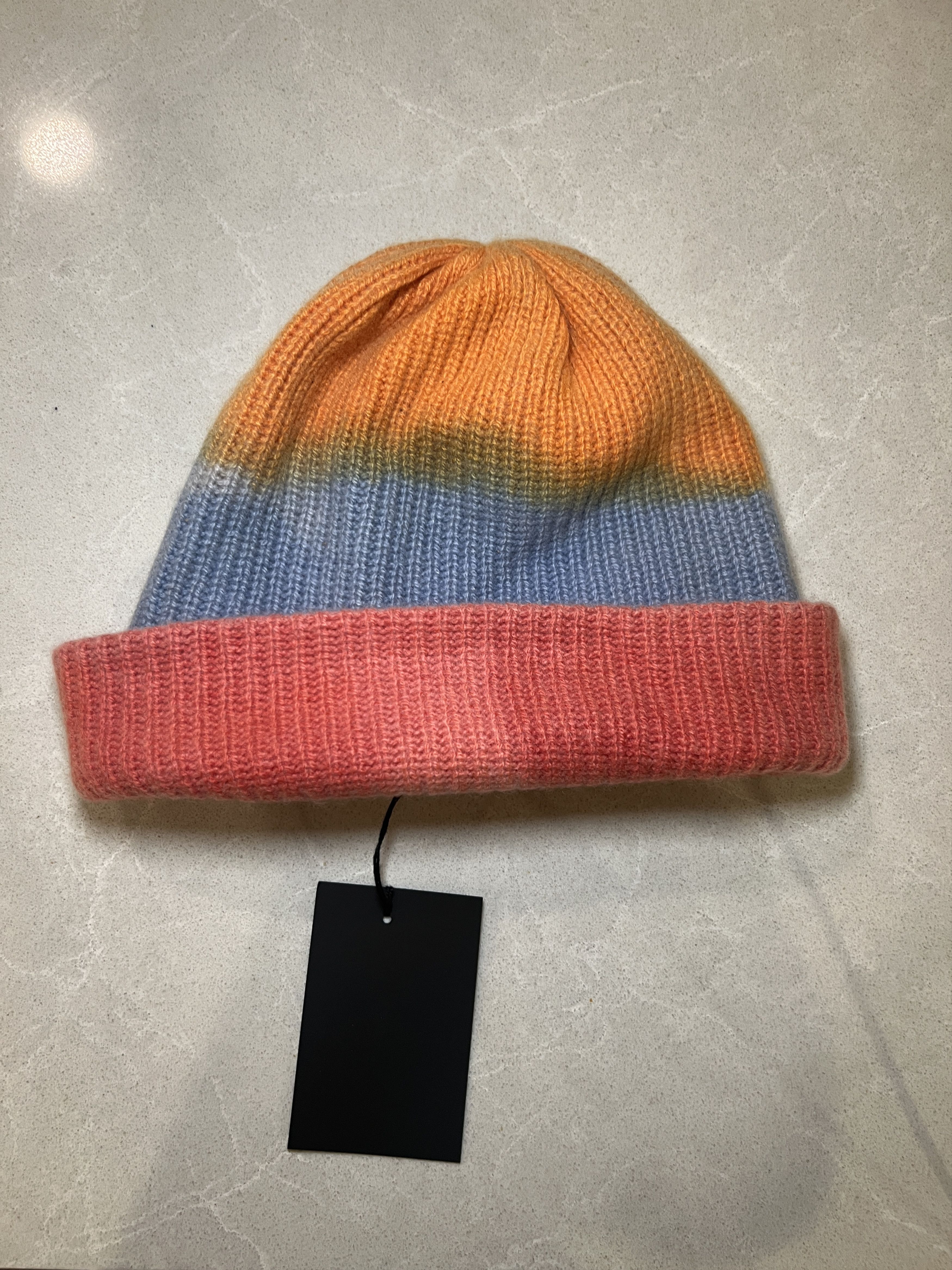 The Elder Statesman BNWT Elder Statesman Cashmere Striped Beanie Size ONE SIZE - 7 Thumbnail