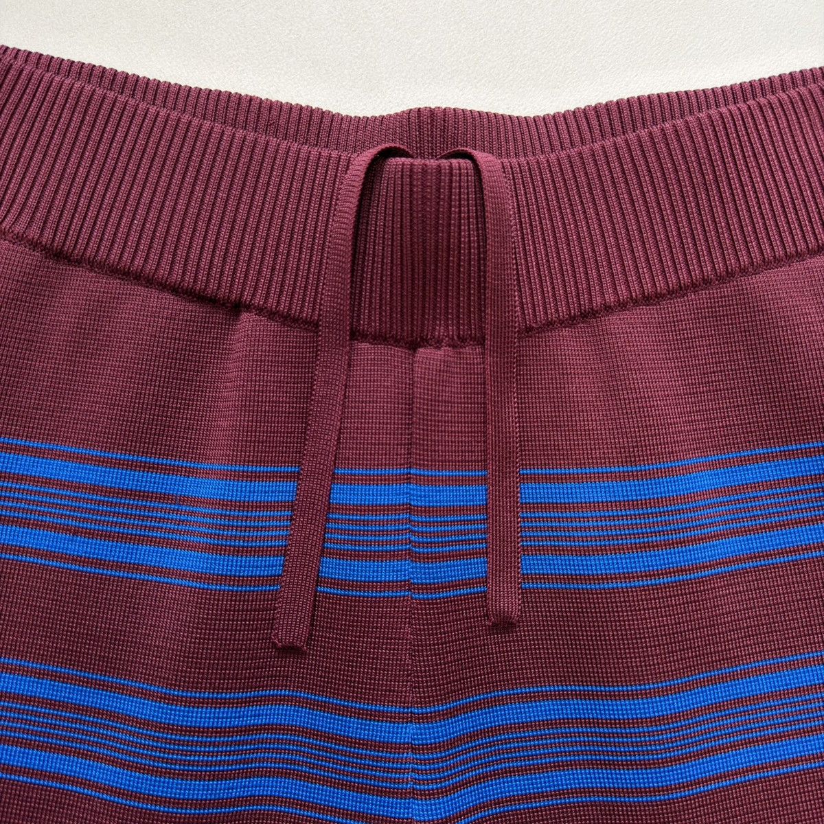Wales Bonner Sample ‘Music’ Striped Tech Knit Shorts Size US 32 / EU 48 - 5 Thumbnail