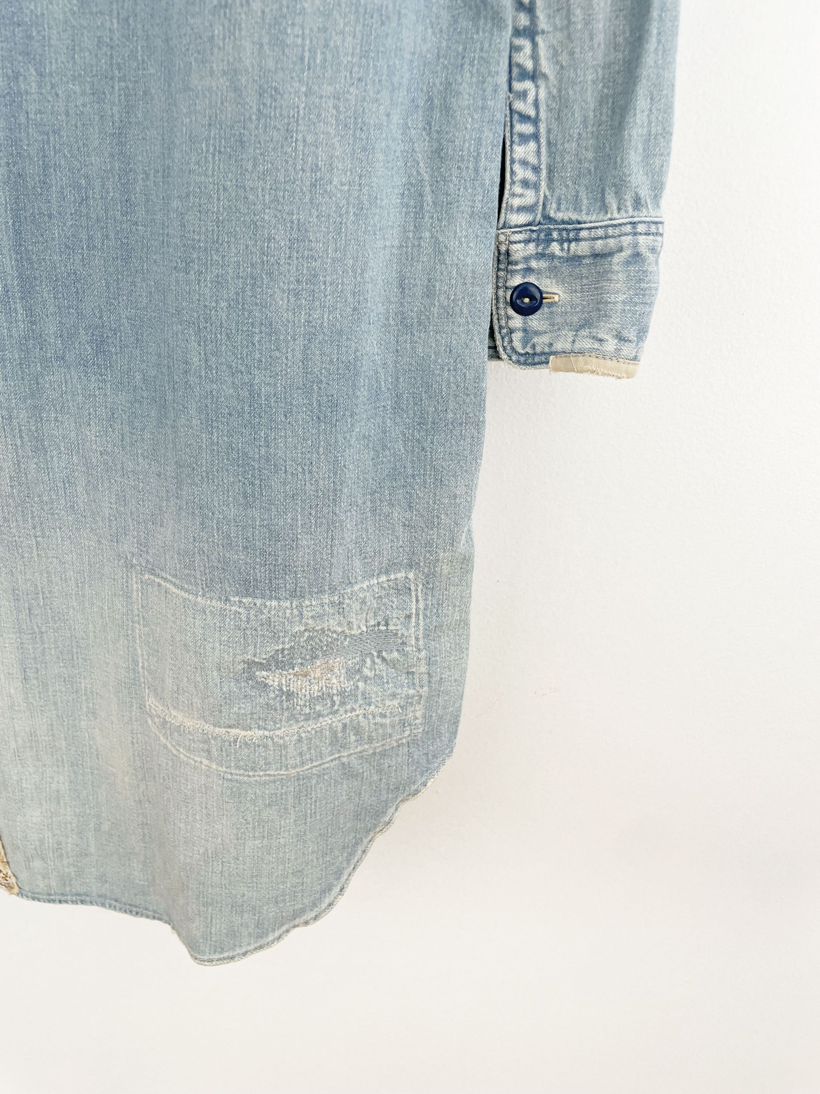 Kapital Kountry Patchwork Denim Dress Size S / US 4 / IT 40 - 13 Thumbnail