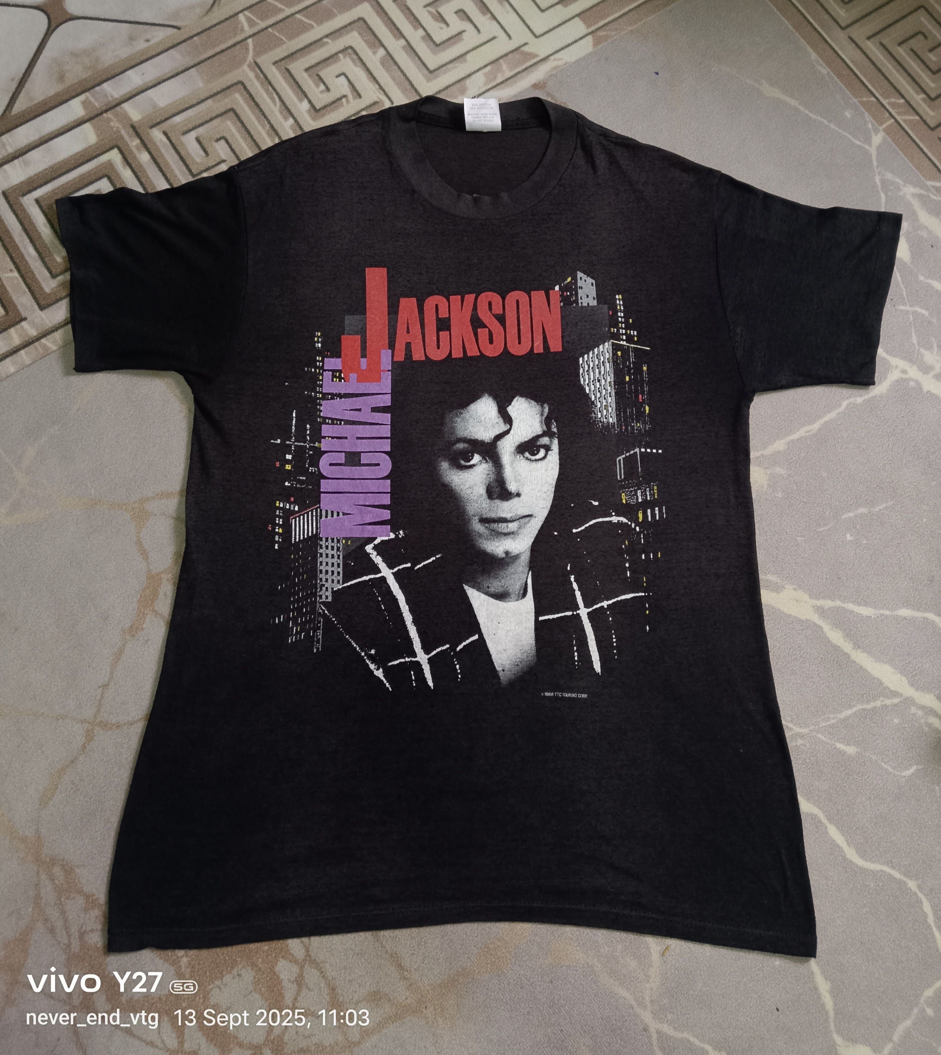 Michael Jackson VINTAGE MICHAEL JACKSON TOUR TEE Size US M / EU 48-50 / 2 - 1 Thumbnail