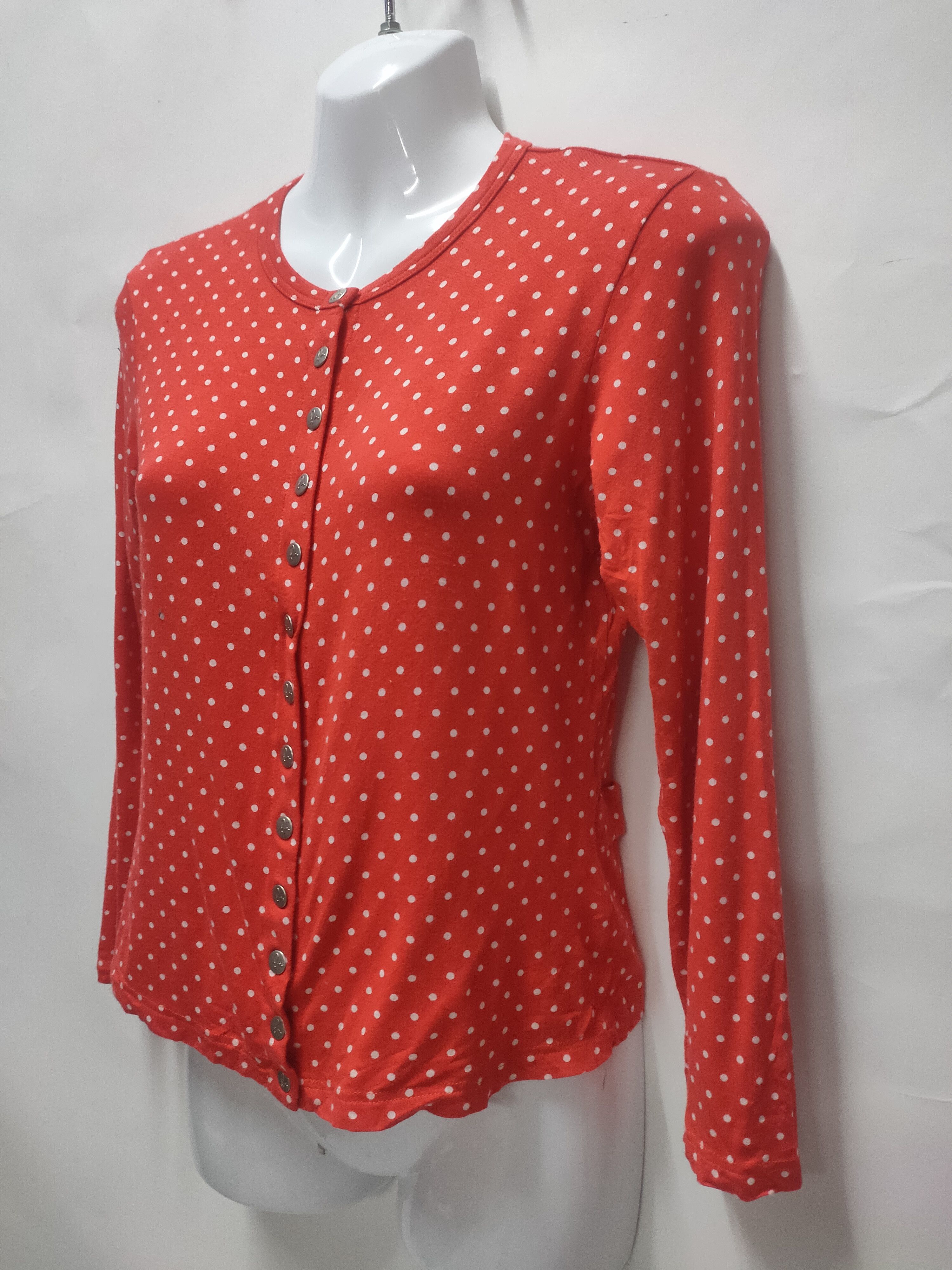 agnes b. Agnes b. Polka dot crop top shirt Size XS / US 0-2 / IT 36-38 - 3 Thumbnail