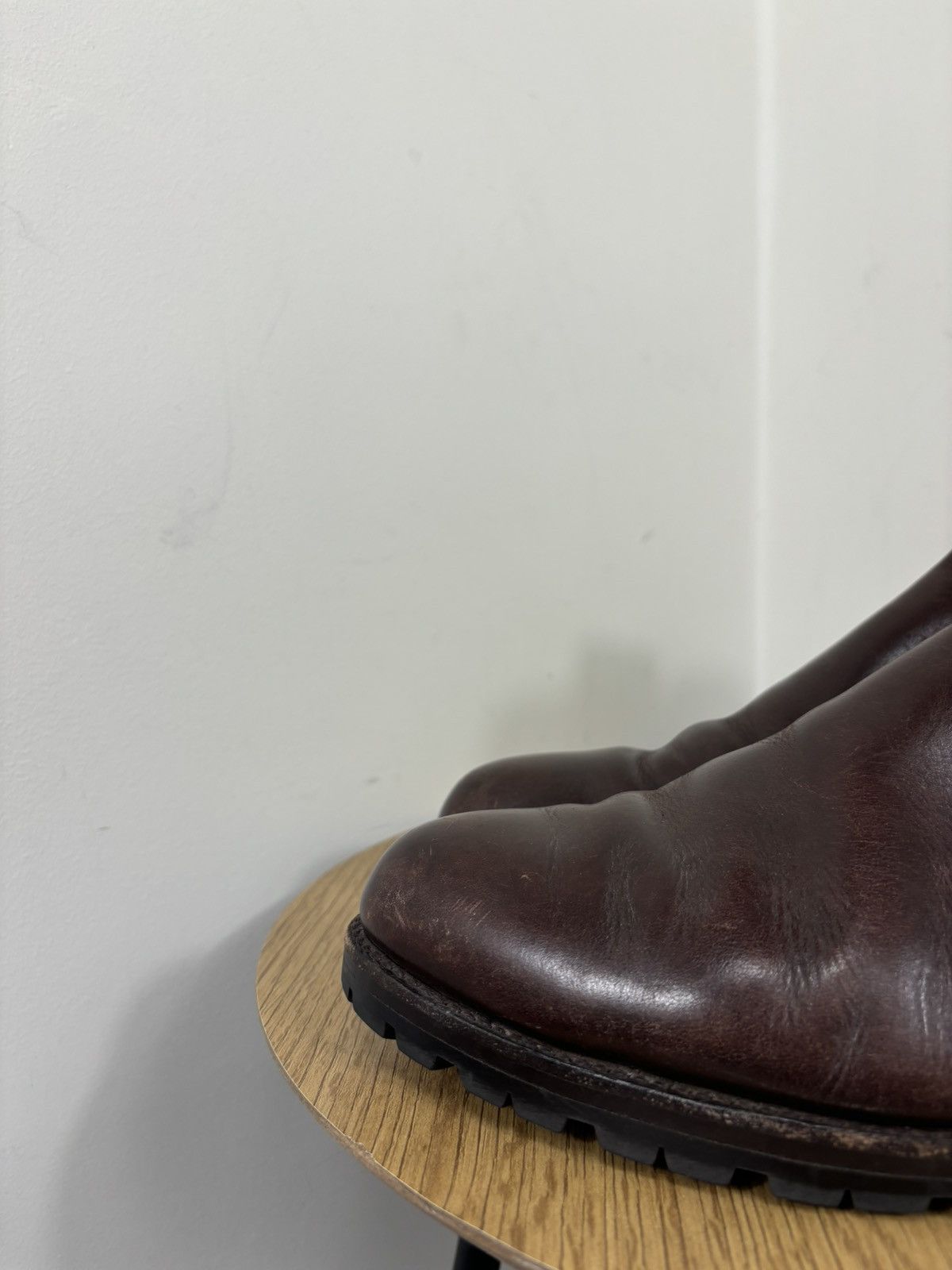 Other Ed Meier Munich Men’s Dark Brown Leather Ankle Chelsea Boots Size US 11 / EU 44 - 11 Thumbnail