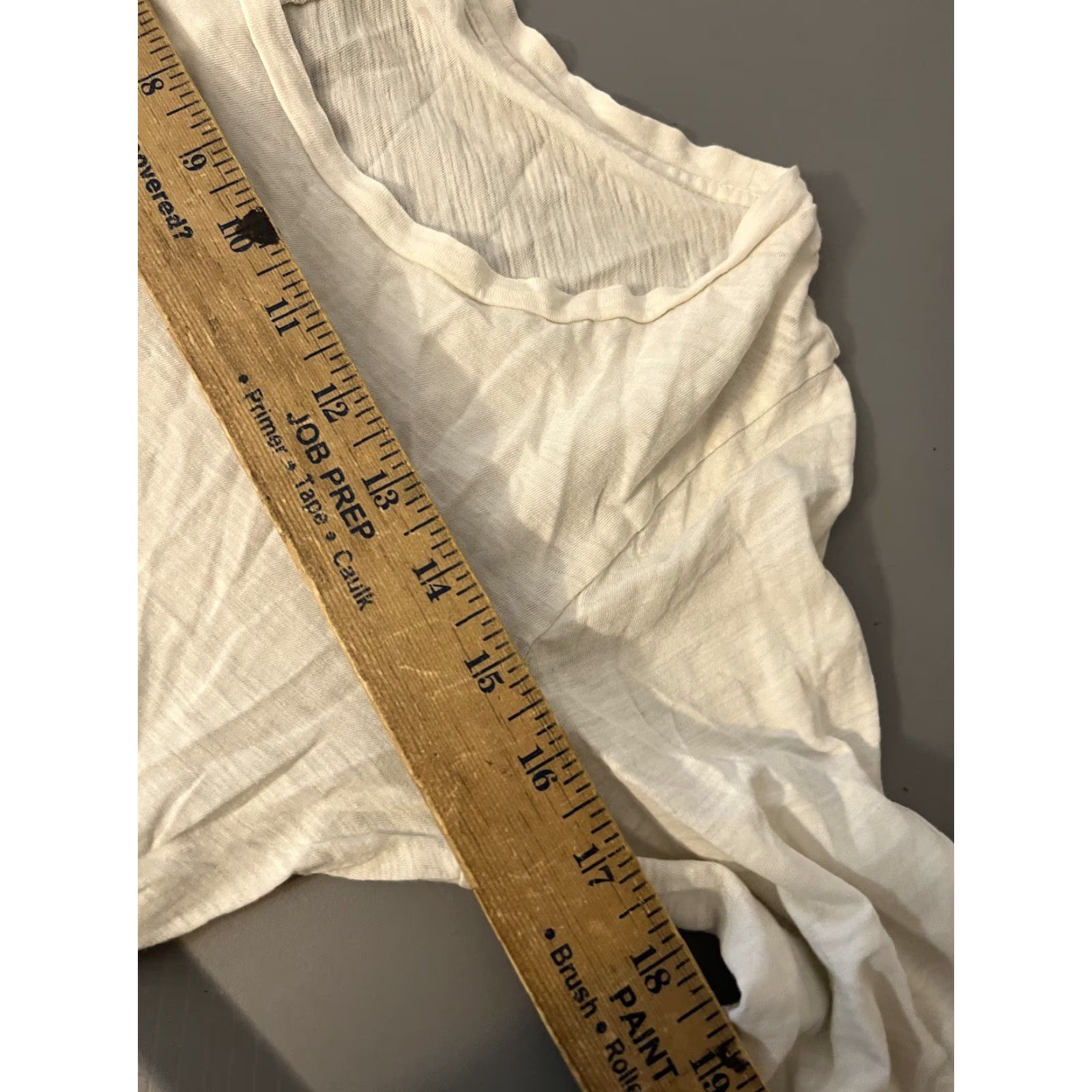 Loft VINTAGE LOFT Women's Sleepwear Pajama Top Long Sleeve Knit Size M White Size M / US 6-8 / IT 42-44 - 5 Thumbnail