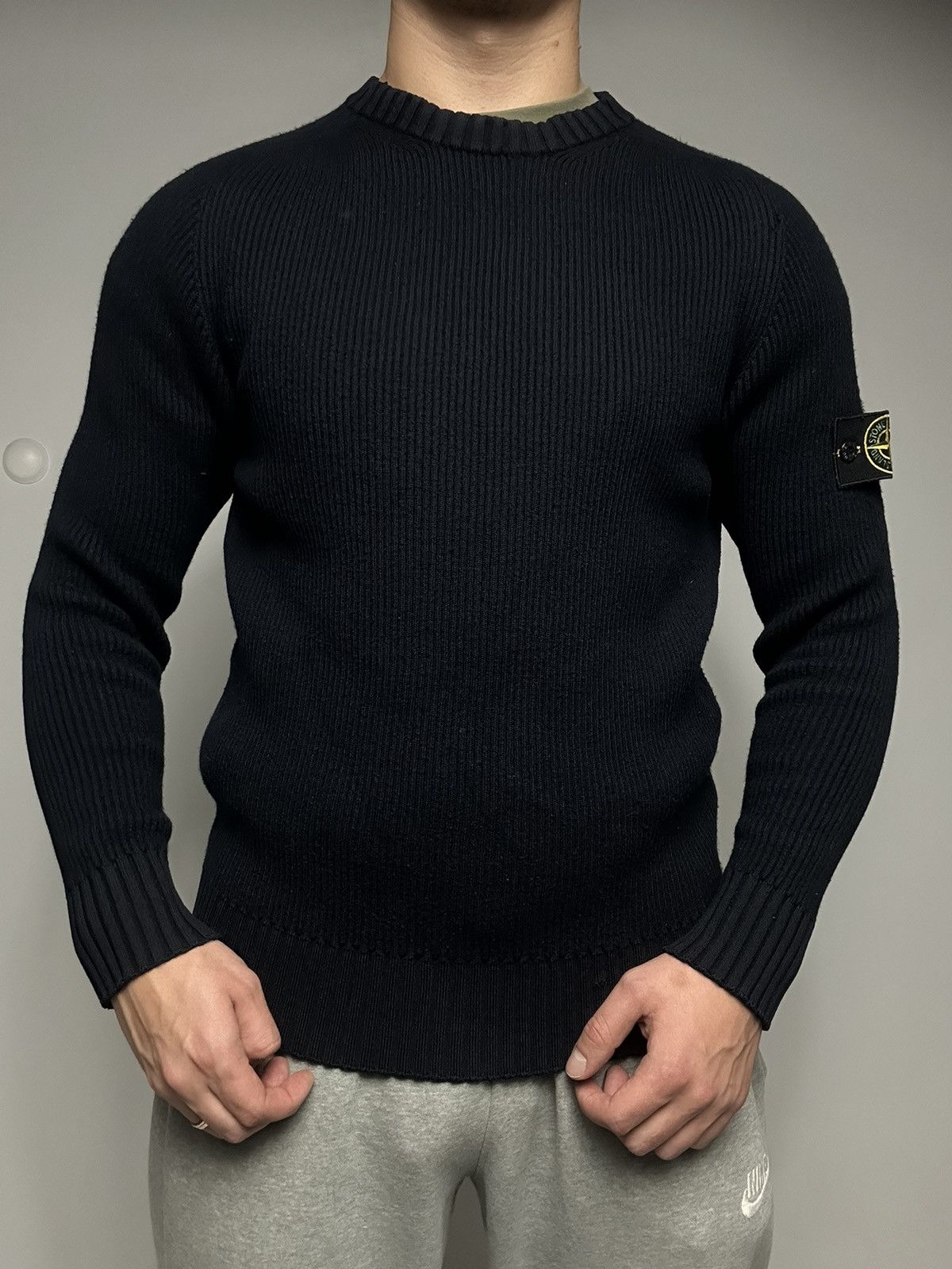 Stone Island Stone Island AW2018 Wool Knitwear Casual Sweater Streetwear Size US XL / EU 56 / 4 - 6 Thumbnail