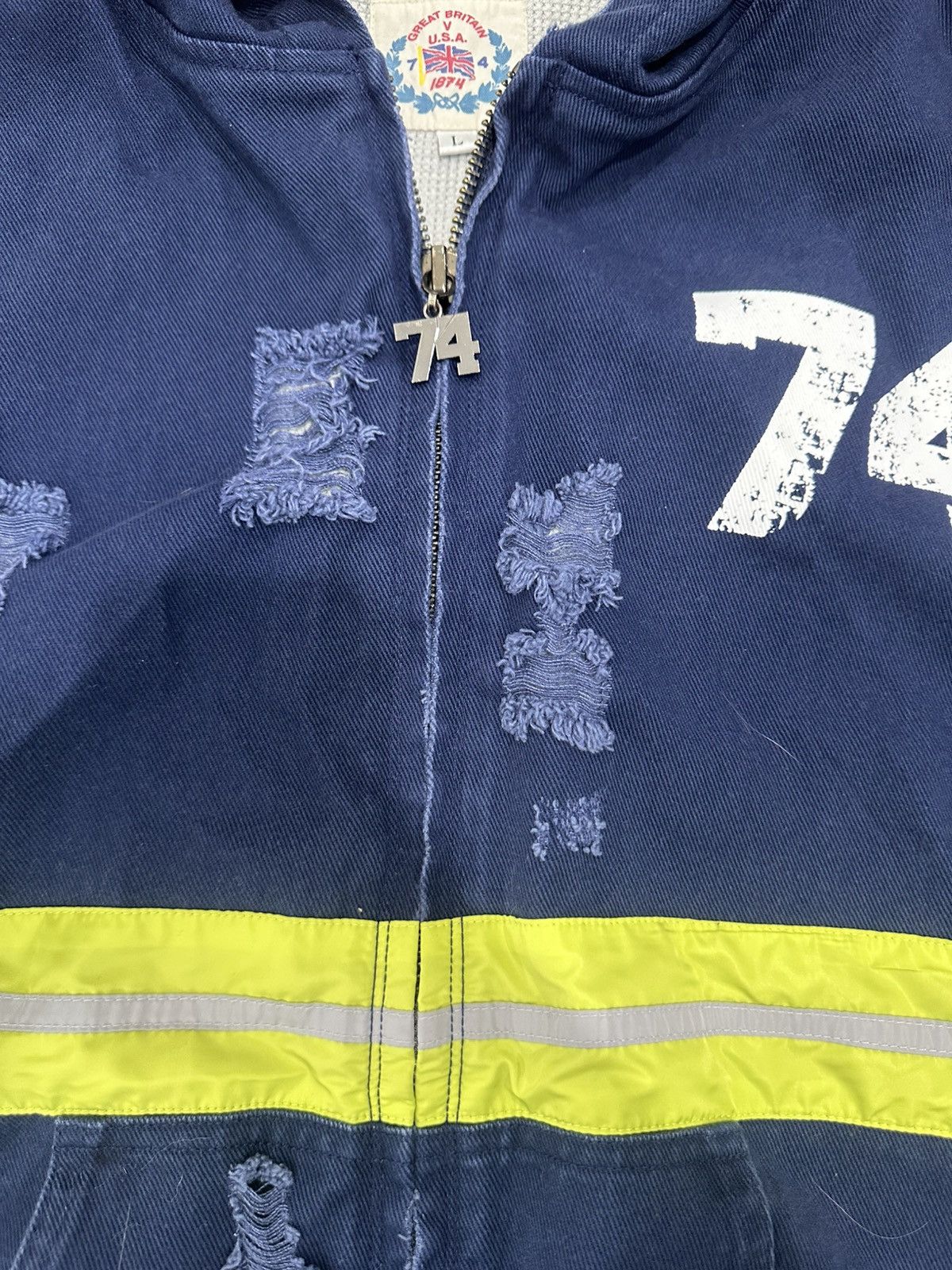 Other Garbage Man Denim Jacket Size US L / EU 52-54 / 3 - 3 Thumbnail