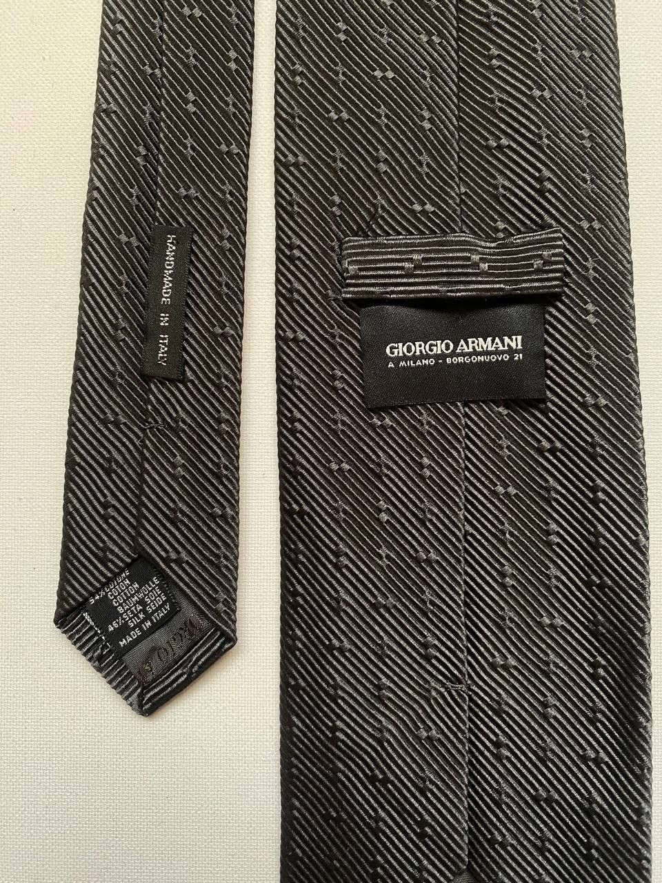 Giorgio Armani Giorgio Armani Cravatte Silk Tie Size ONE SIZE - 2 Thumbnail