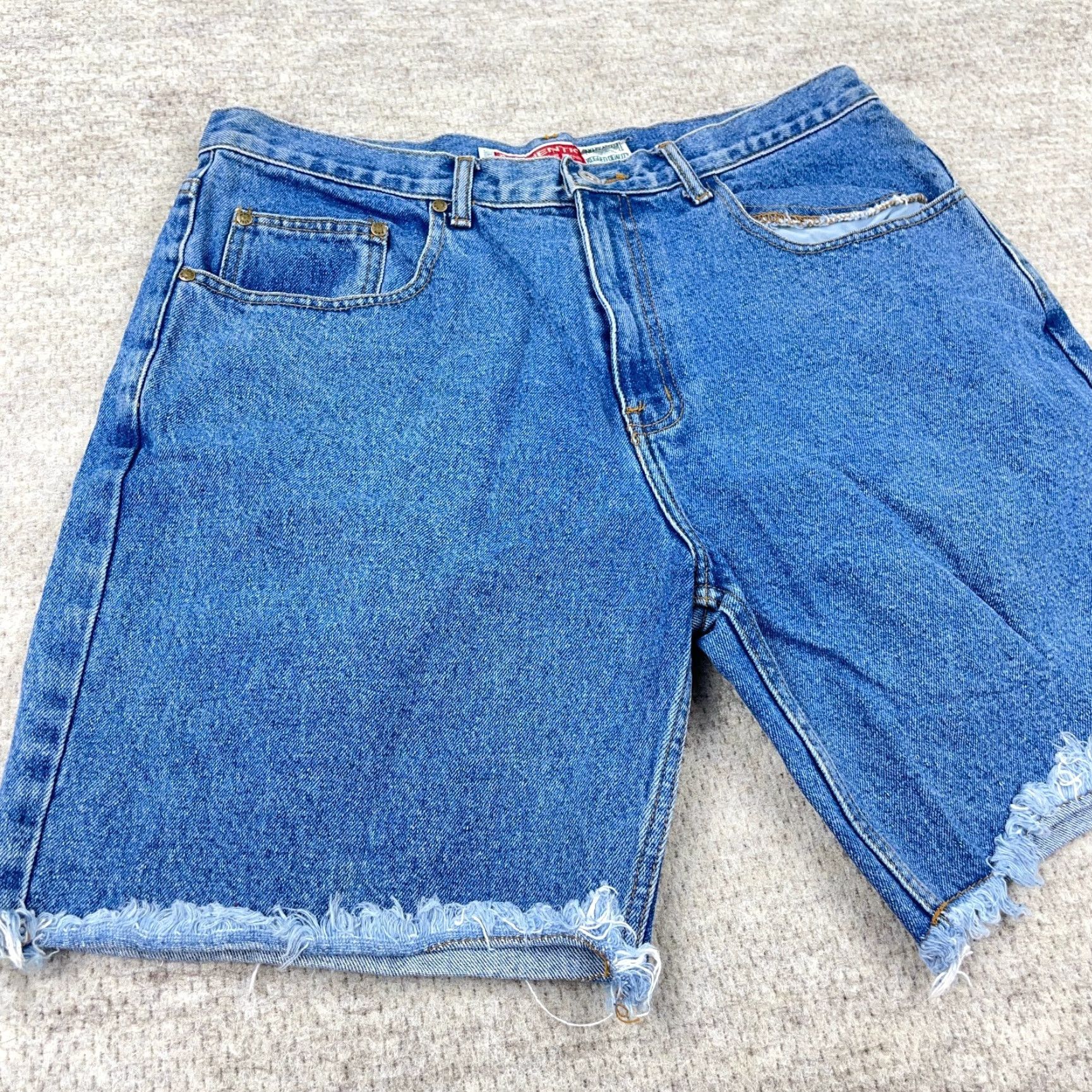 American Eagle Outfitters VINTAGE American Eagle Outfitters Shorts Men 36 Blue Denim Jorts Cut Off Med Wash Bermuda Distressed Pockets Logo 5-Pocket Design Jeans/Denim Size US 36 / EU 52 - 7 Thumbnail