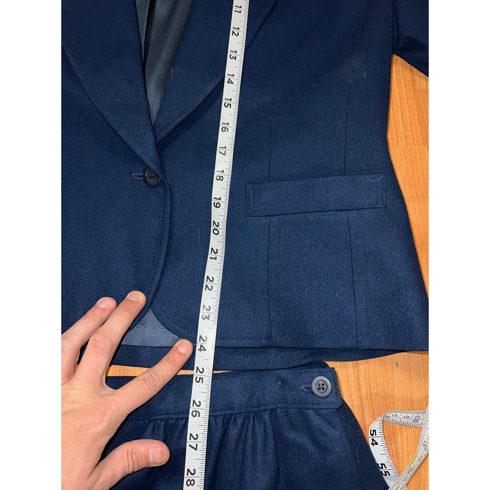 Pendleton Vintage Pendleton Skirt Suit Blue Womens 14 Woolen Mills VTG Size 36" / US 14 / IT 50 - 8 Thumbnail