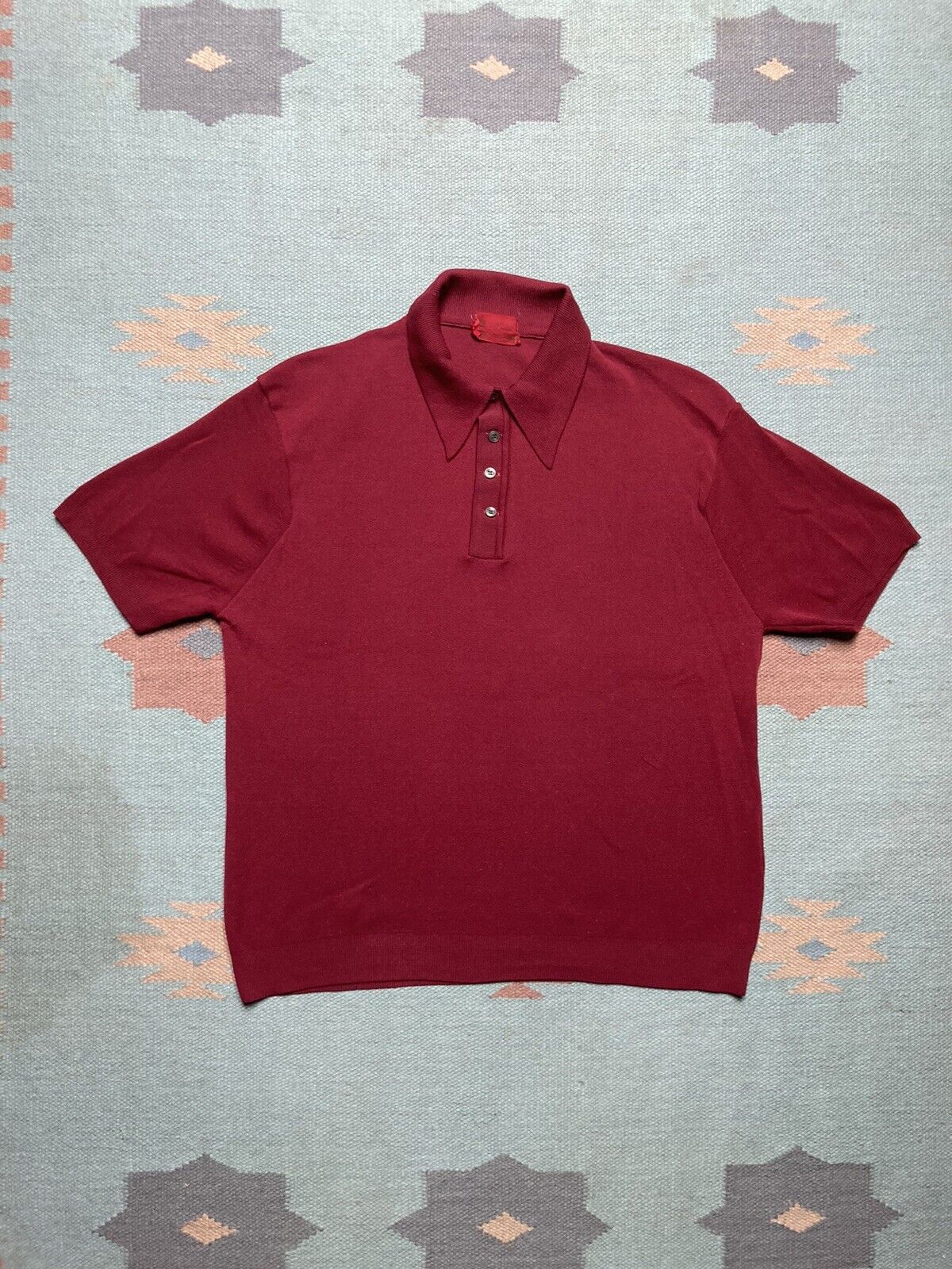 Sears Streetwear Vintage VTG 70s sears kings road polo shirt banlon mod nylon soft M Grailed