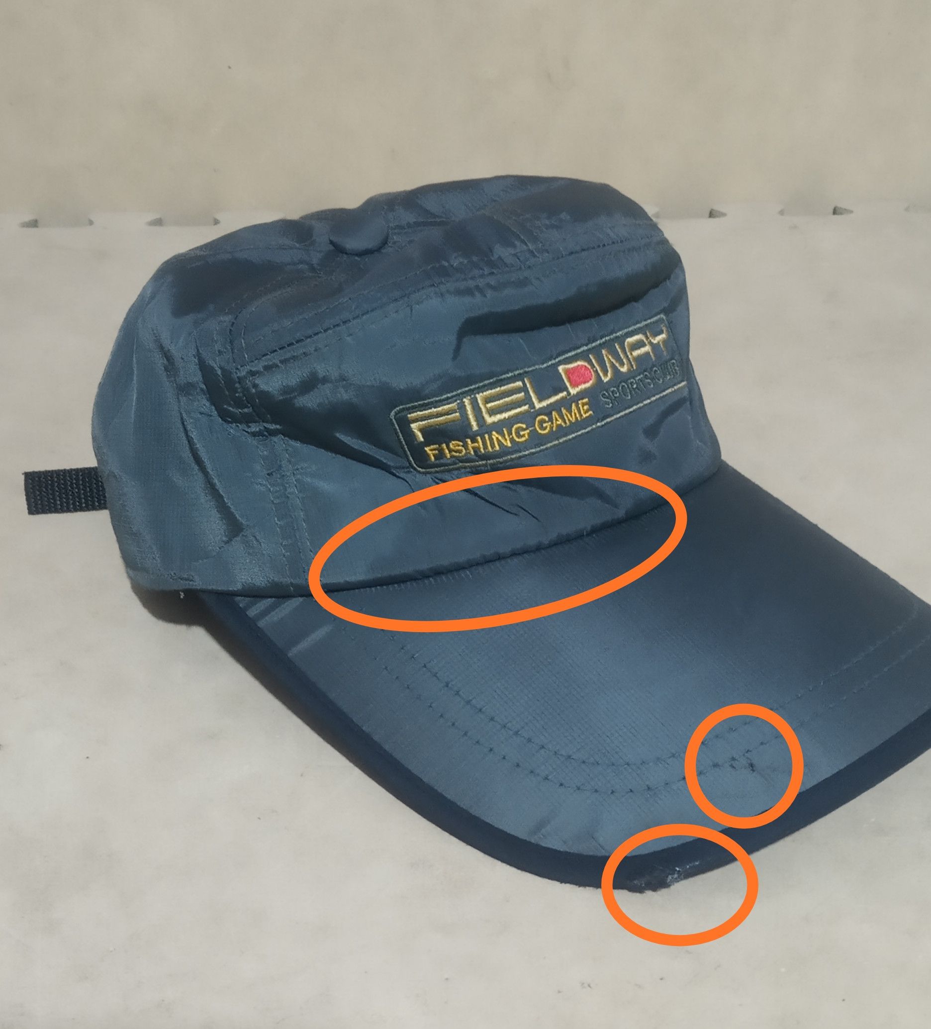 Japanese Brand Fieldway Fishing Game Hat Cap Size ONE SIZE - 5 Thumbnail