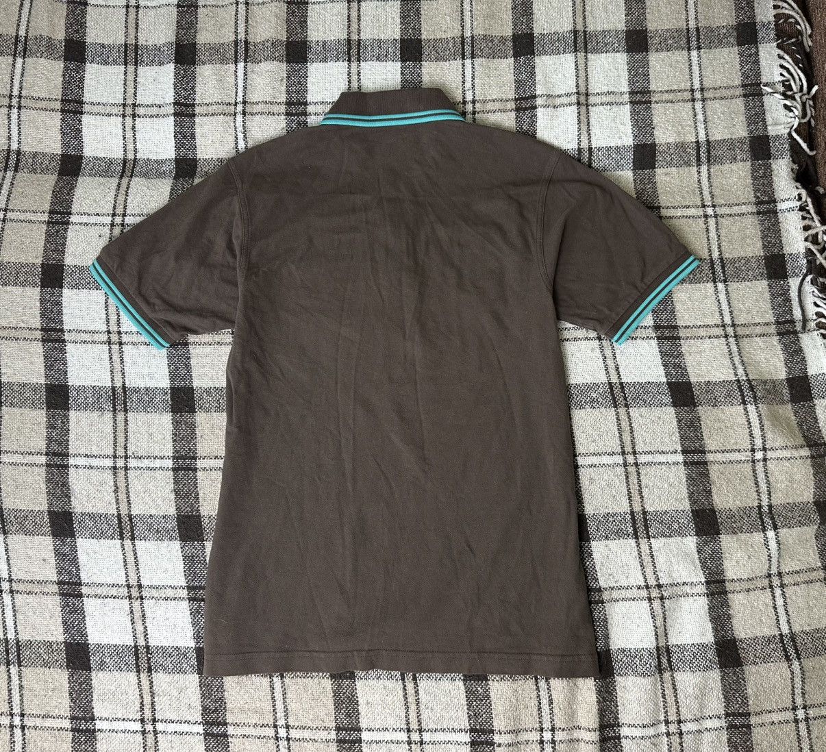 Fred Perry Vintage Fred Perry Brown/ Teal Polo Size M Nice condition Size US M / EU 48-50 / 2 - 5 Thumbnail