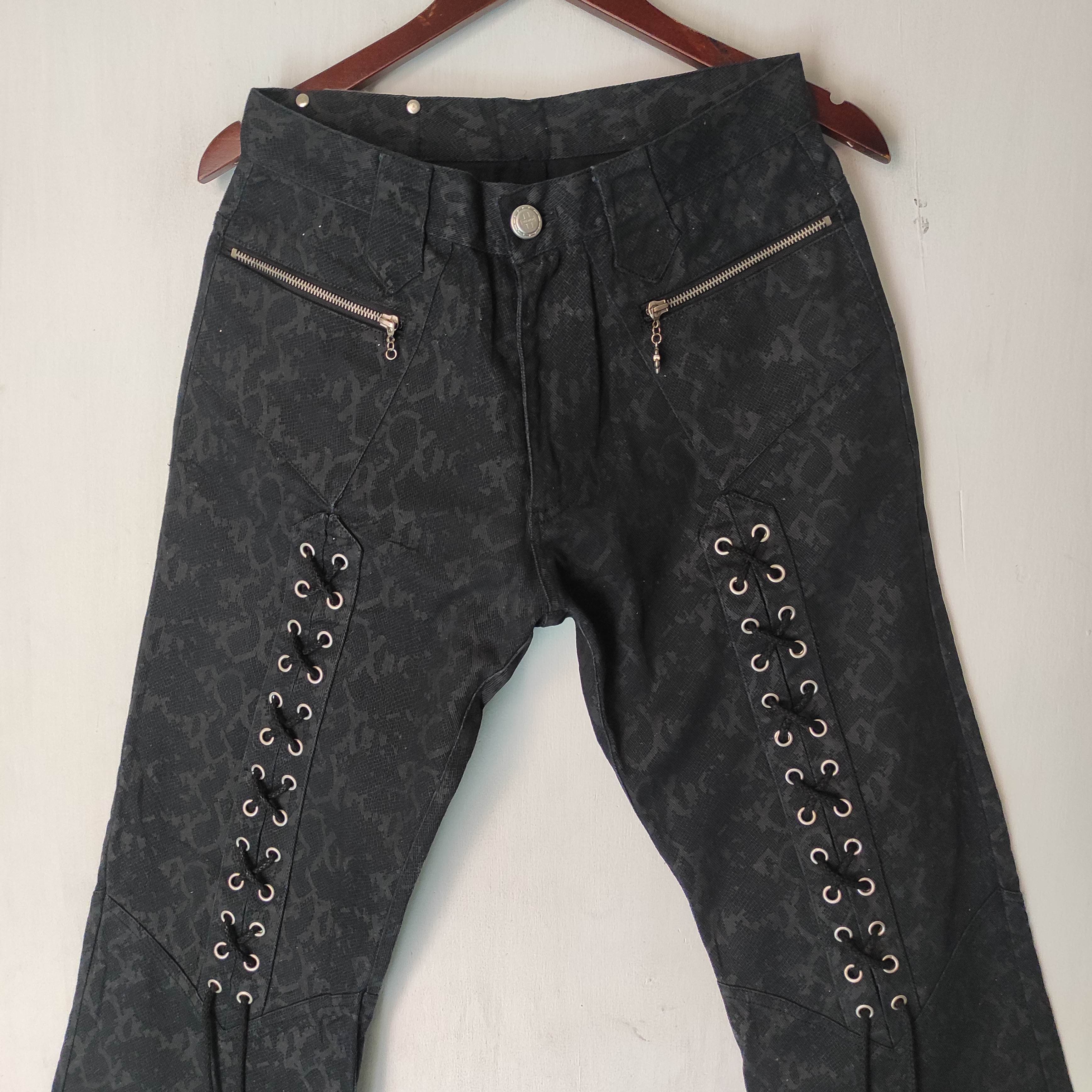 BERNINGS SHO Flare BERNINGS SHO Lace Up Bootcut Denim Jeans Size US 28 / EU 44 - 7 Thumbnail