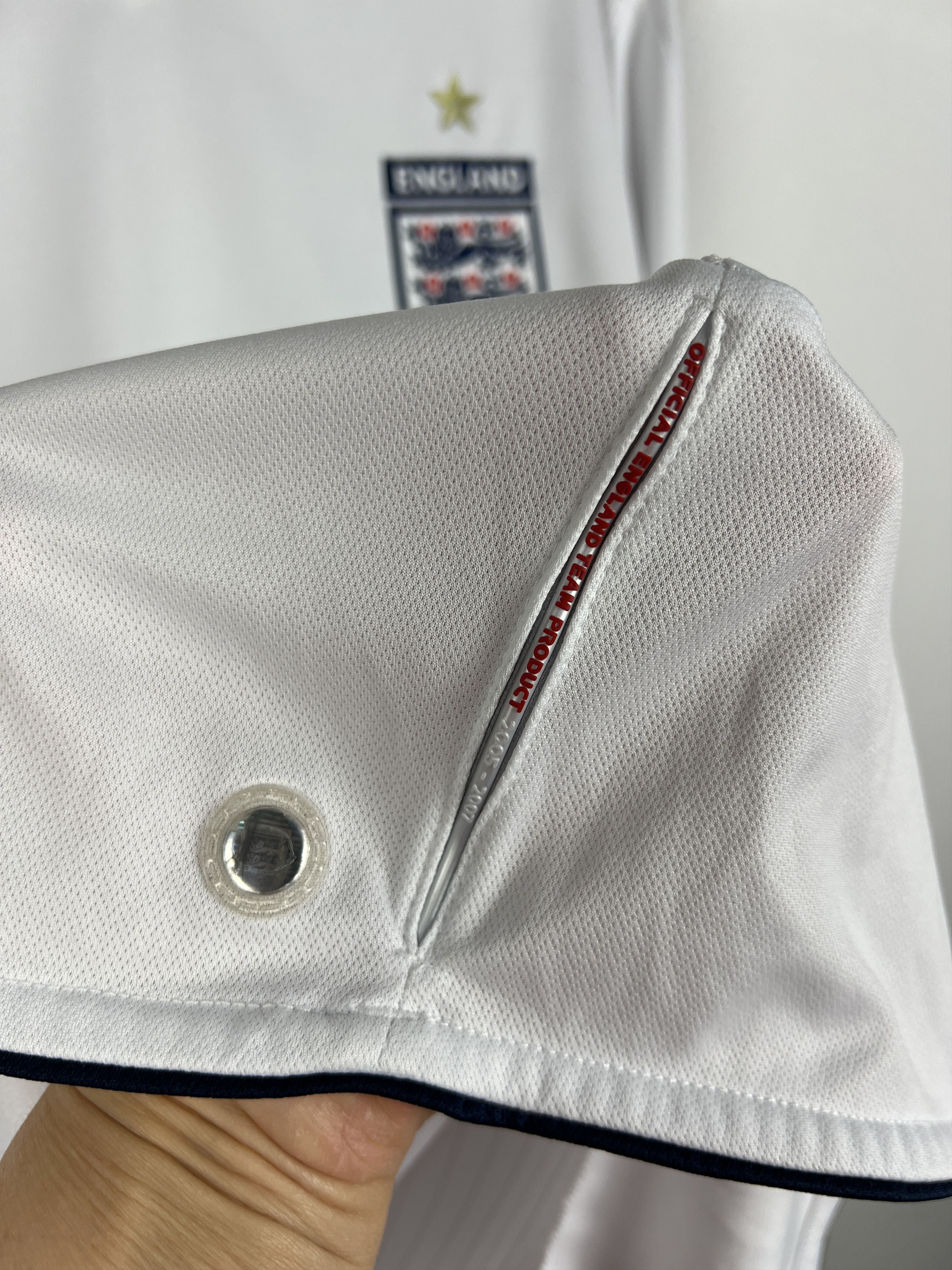 Umbro England football shirt Long Sleeve #4 Gerrard Jersey Trikot Size US XL / EU 56 / 4 - 5 Thumbnail