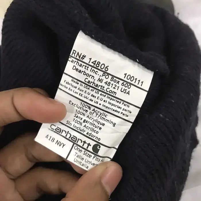 Carhartt Carhatt Plain Beanie Hat Size ONE SIZE - 5 Thumbnail