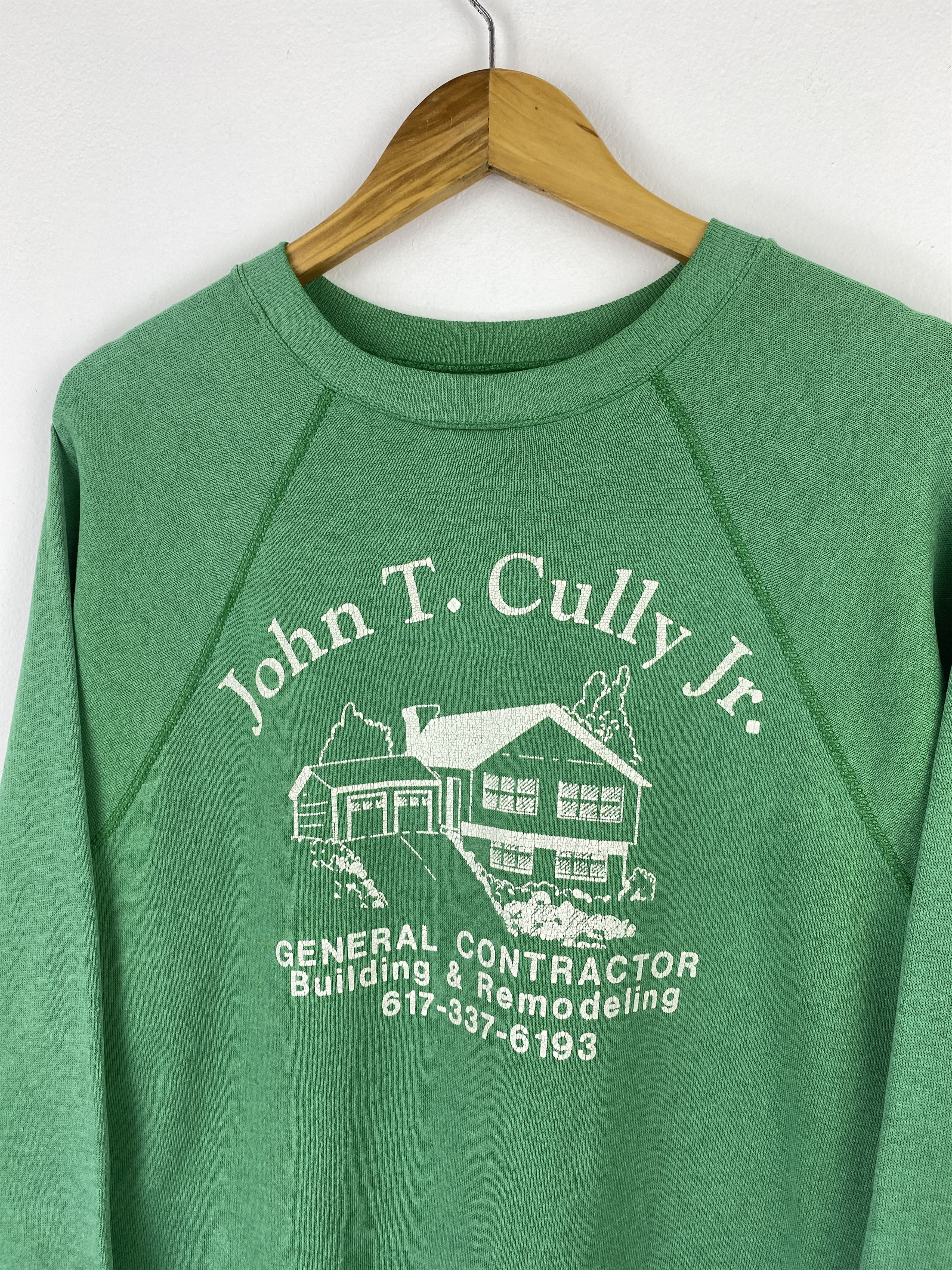 Tultex Vintage 90s Tultex Raglan Crewneck Sweatshirt SH0460 Size US L / EU 52-54 / 3 - 9 Thumbnail