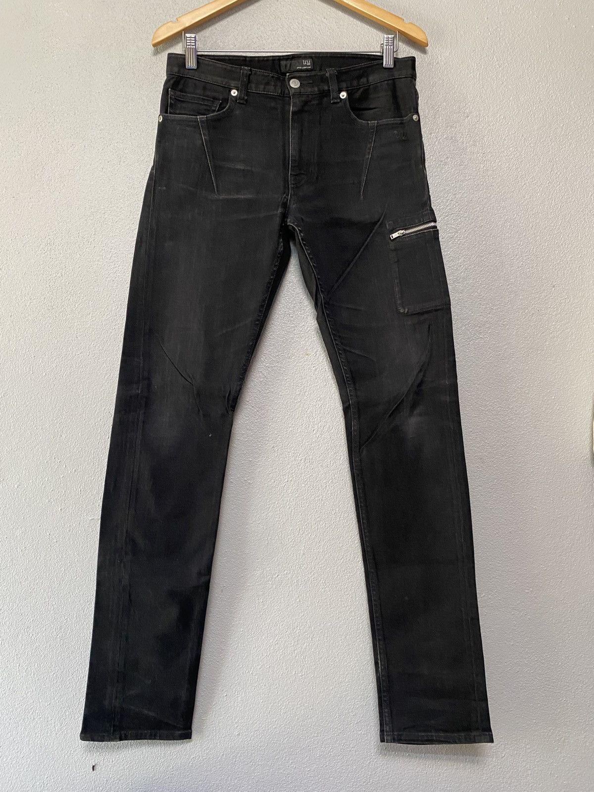 Undercover Undercover uniqlo side pocket black jeans Size US 31 - 1 Thumbnail