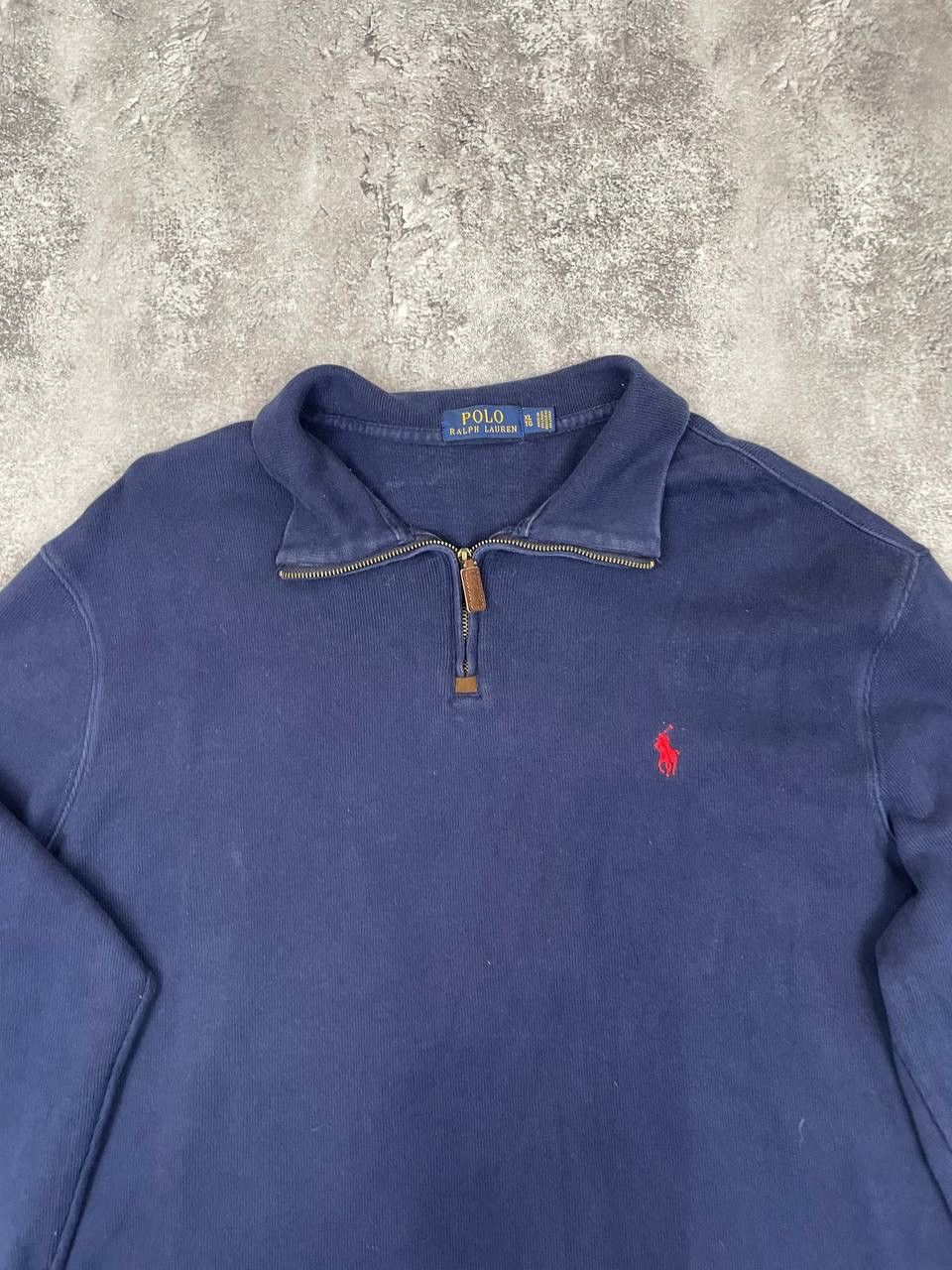 Polo Ralph Lauren Polo Ralph Lauren Men Vintage Sweatshirt Navy Size US XL / EU 56 / 4 - 2 Thumbnail