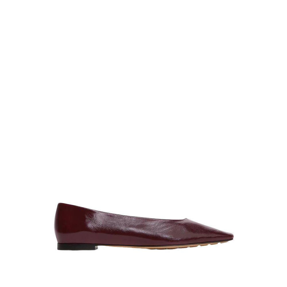 BOTTEGA VENETA Sofia $990 Barolo Leather Ballerinas New & Au